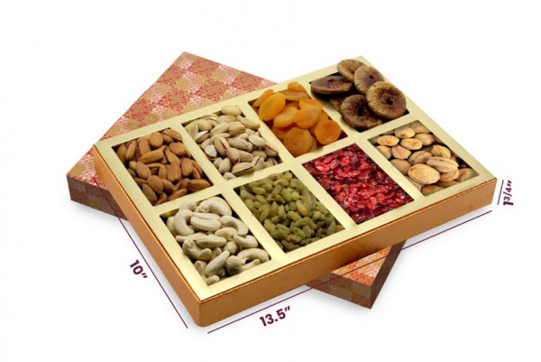 Image of Premium 8 Part Dry Fruits box 400g