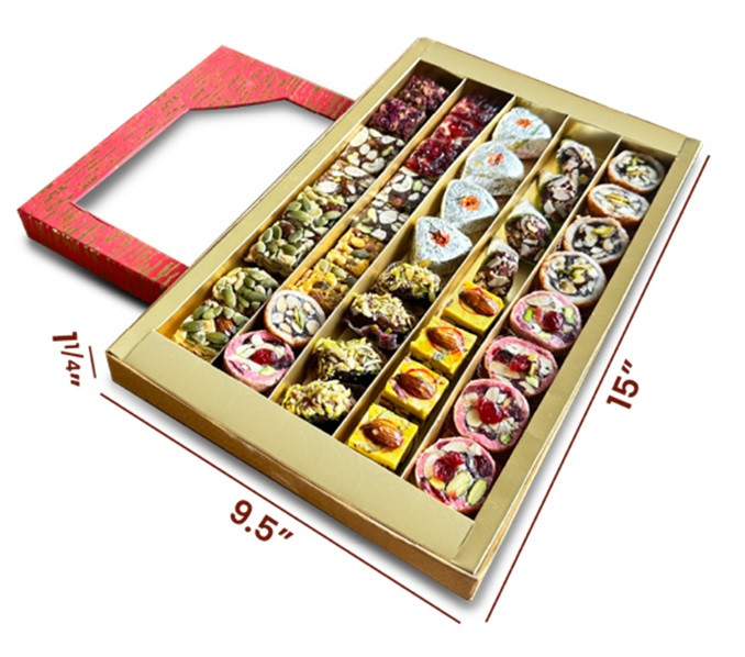 Assorted Exclusive Dry Fruit Sweets in Fancy Box