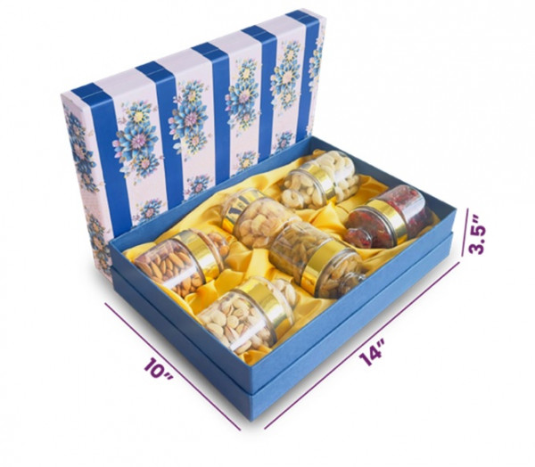 Image of 6 Pet Jars in Fancy Designer Box