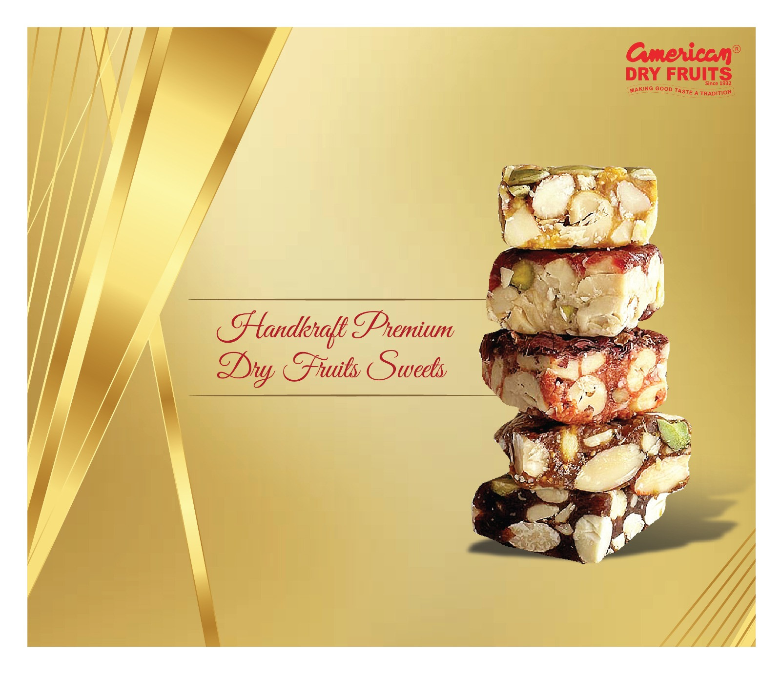 Handkraft Premium Dry Fruit Sweets
