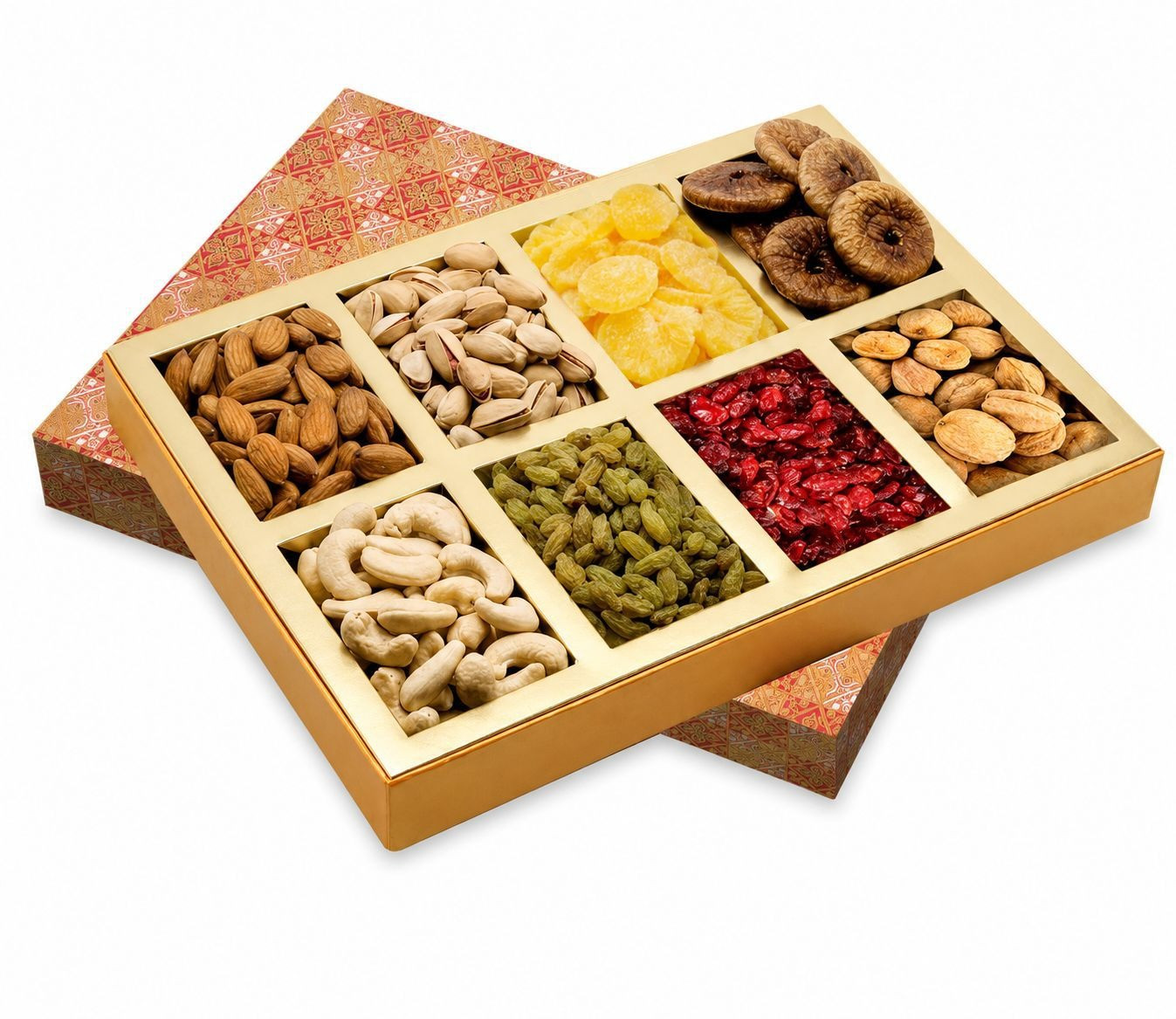 Premium 8 Part Dry Fruits box 600g
