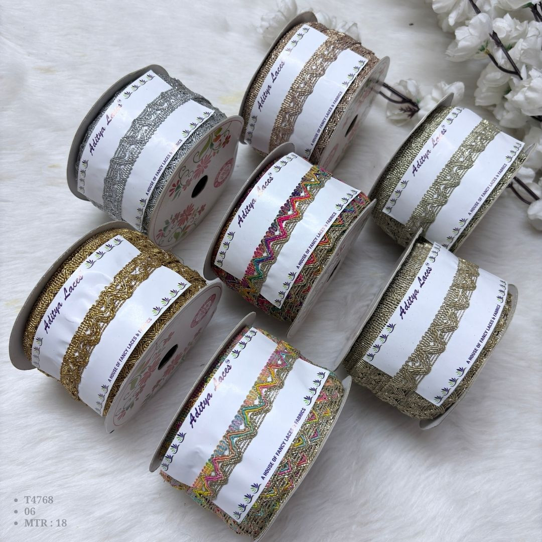 Designer Zig-Zag Fancy Laces