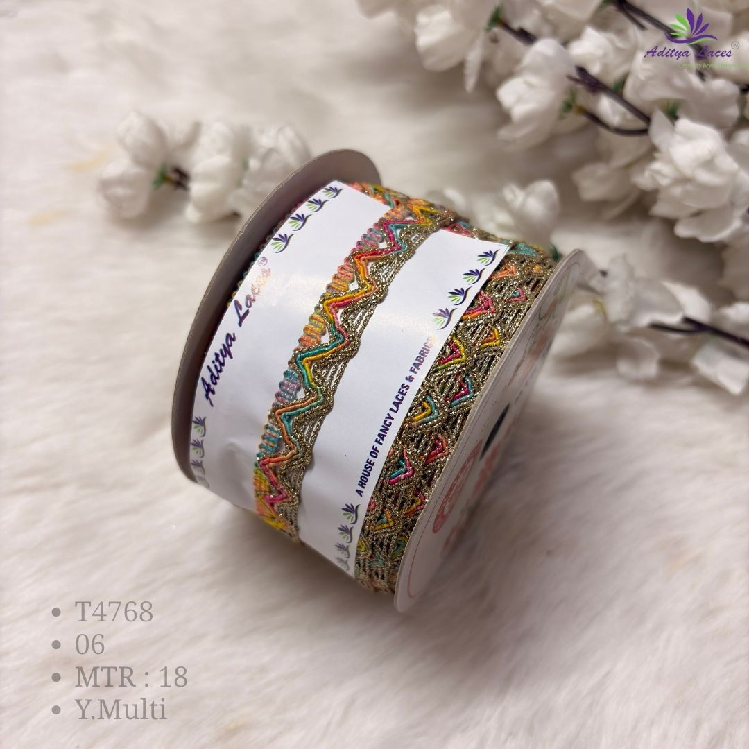 Designer Zig-Zag Fancy Laces