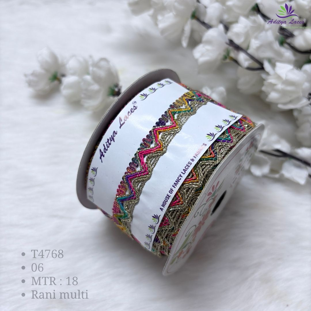 Designer Zig-Zag Fancy Laces