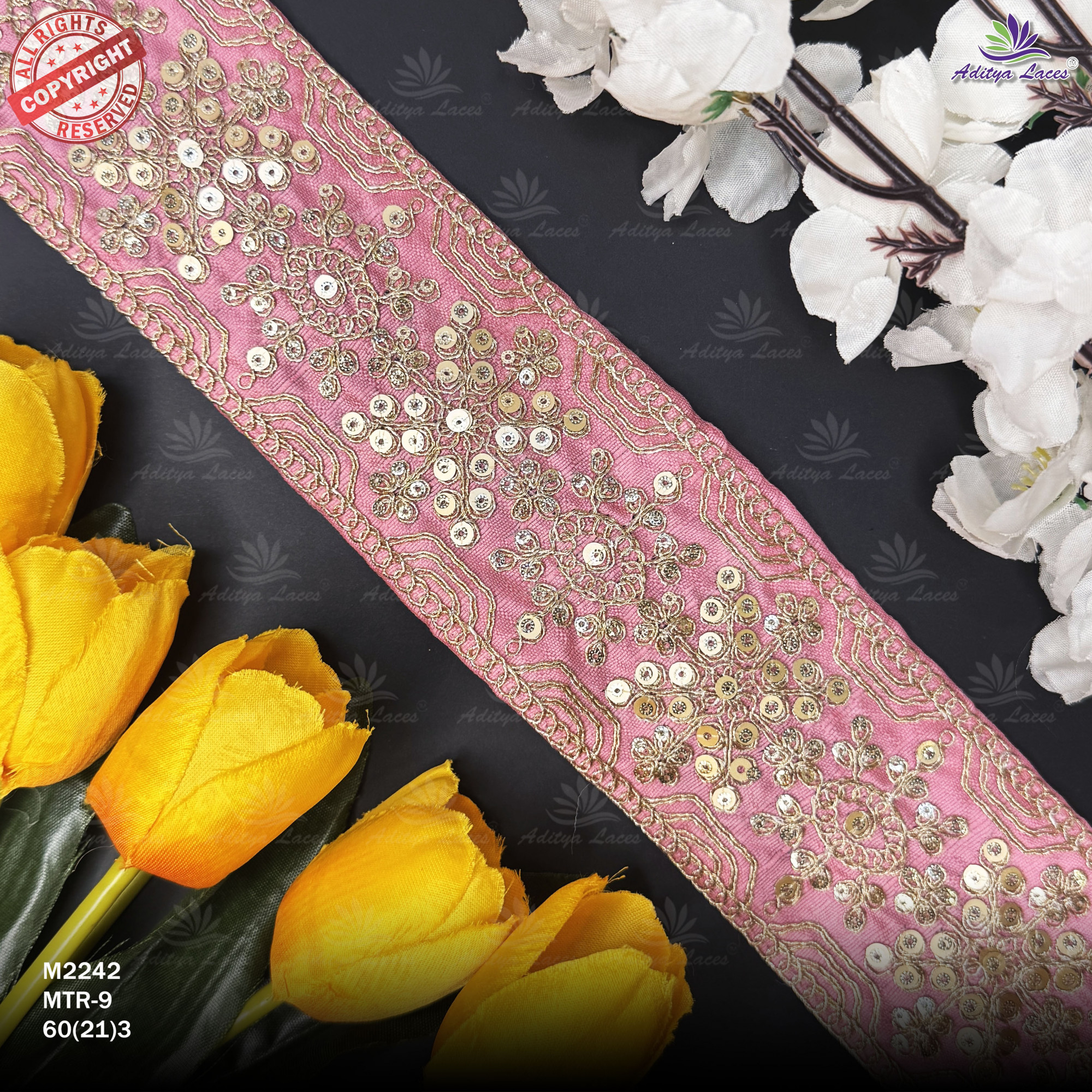 Stylish Designer Saree Lace for Lehenga Saree