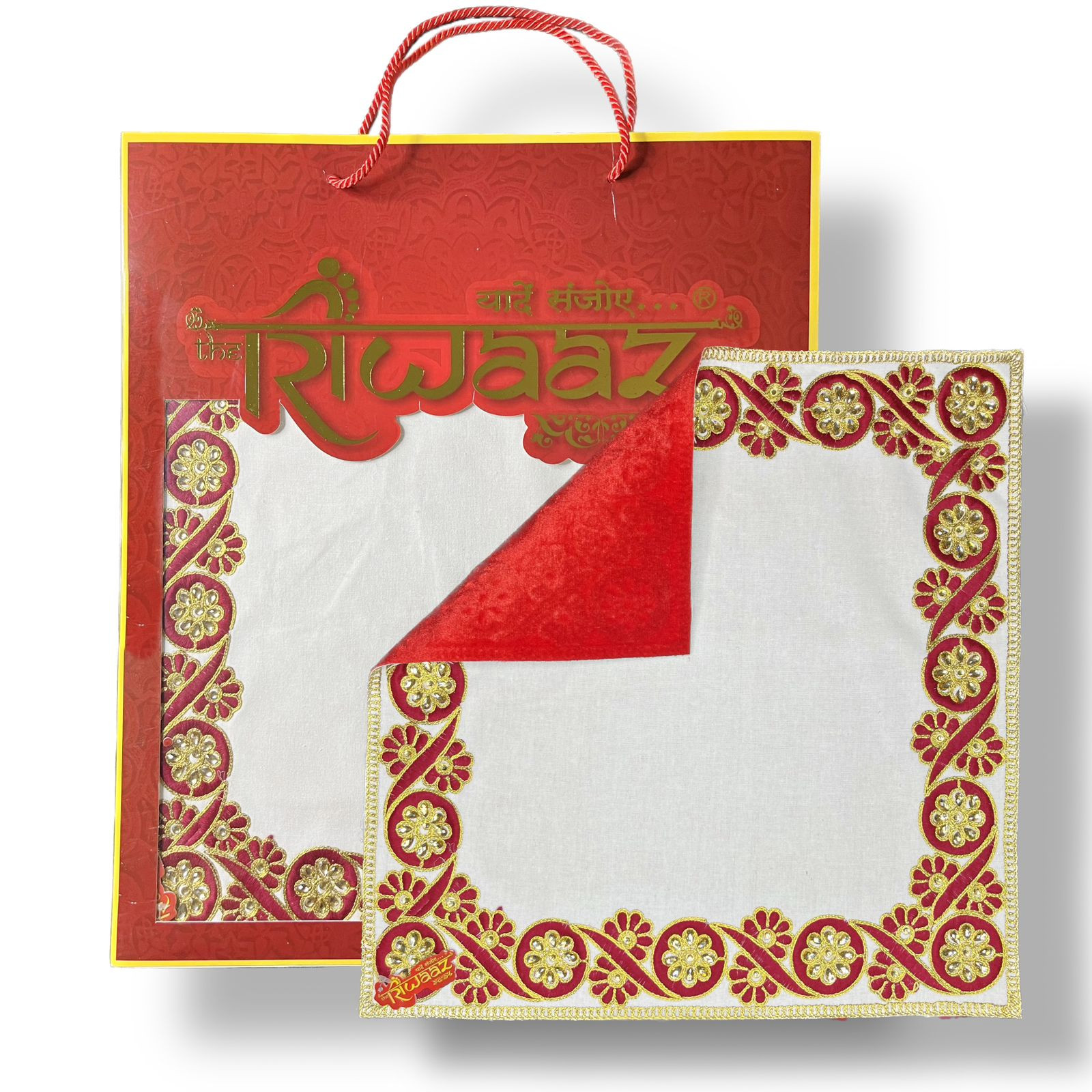 Classic Red Gold Festive Decor for Weddings Pooja