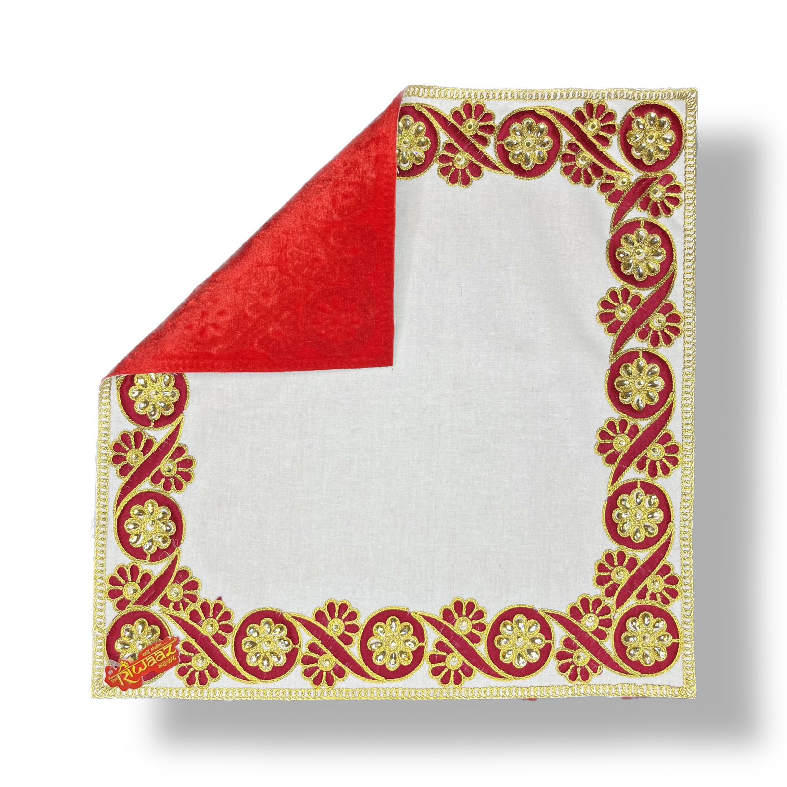 Classic Red Gold Festive Decor for Weddings Pooja