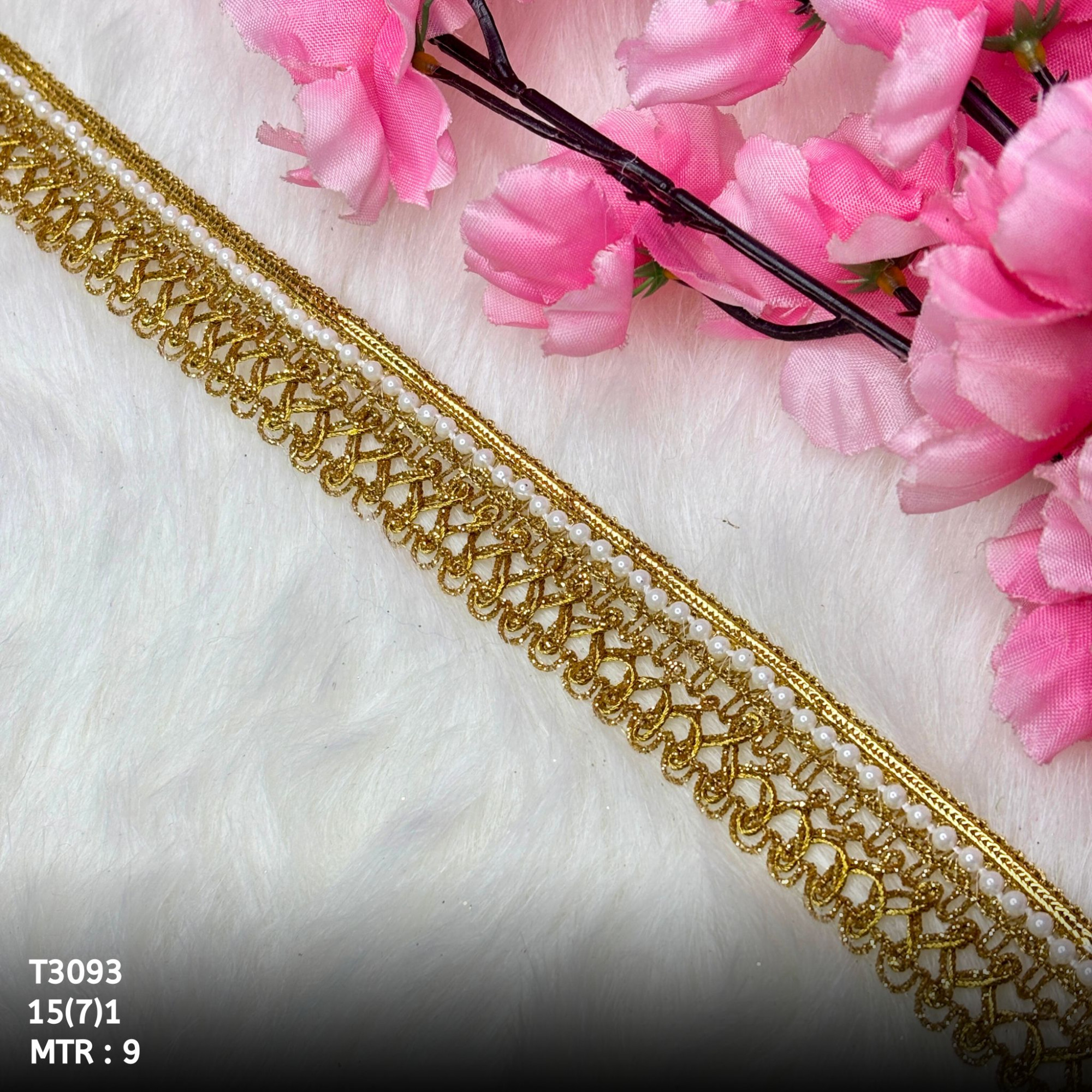 Royal Readymade Lace Border with Zari Work for Saree Bridal Wear