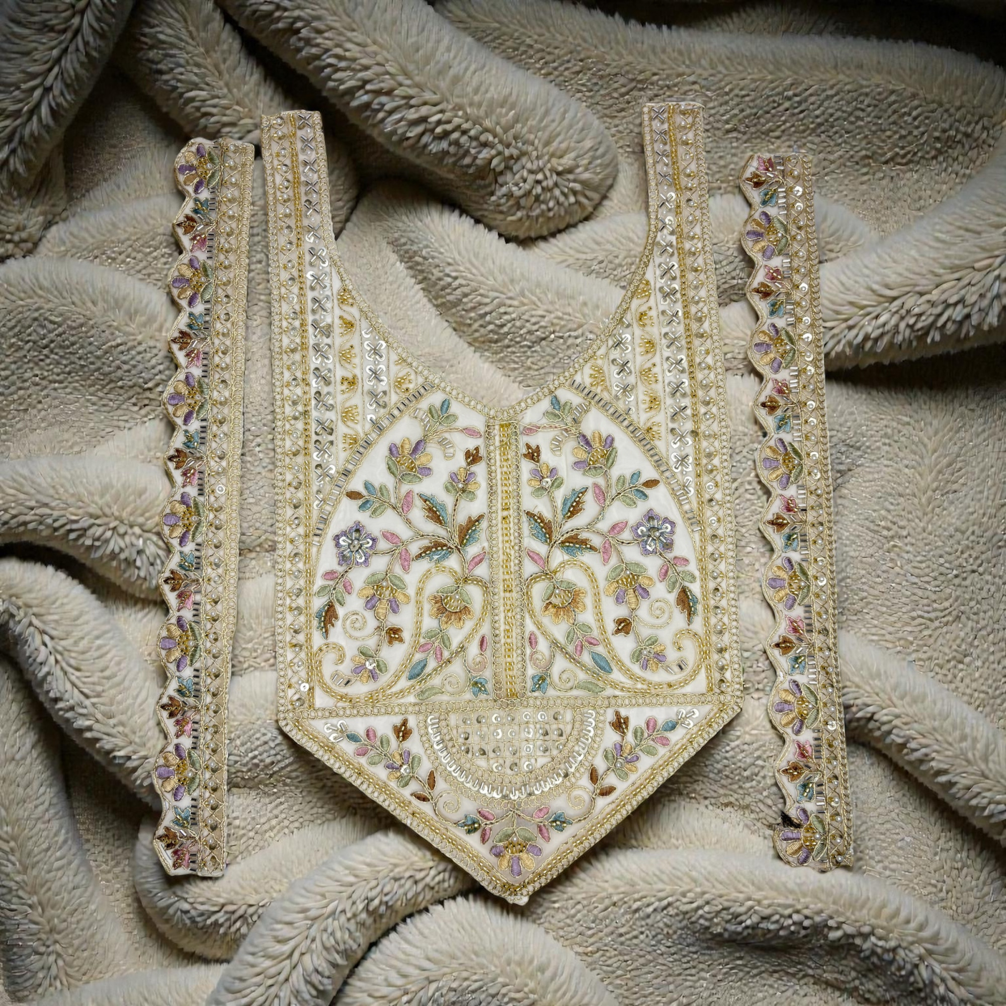 Fancy Neck Design for Kurti Bridal Wear