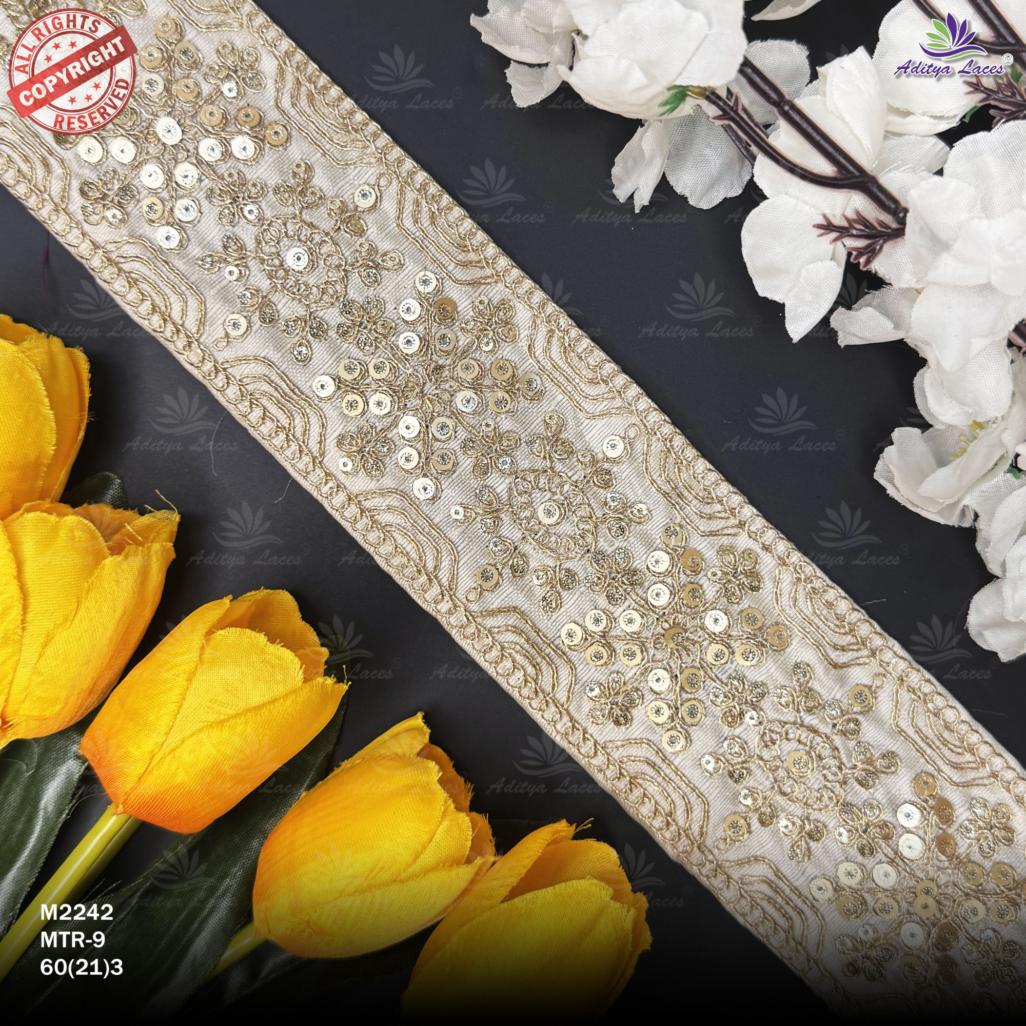 Stylish Designer Saree Lace for Lehenga Saree