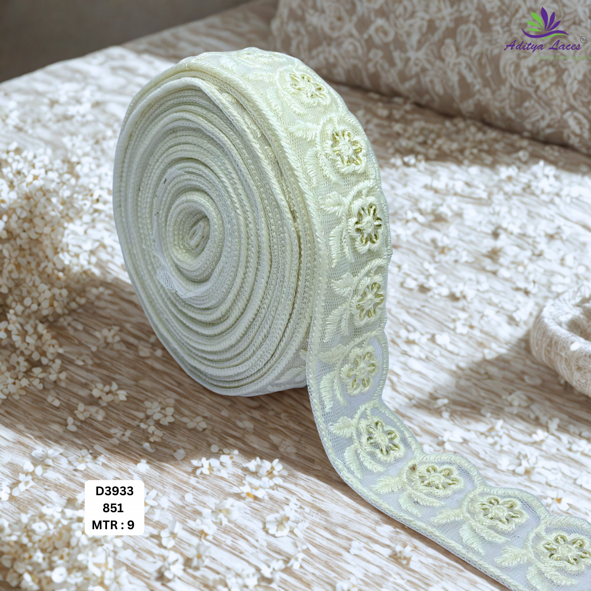Stylish Dyable Lace Border for Saree Bridal Ethnic Wear