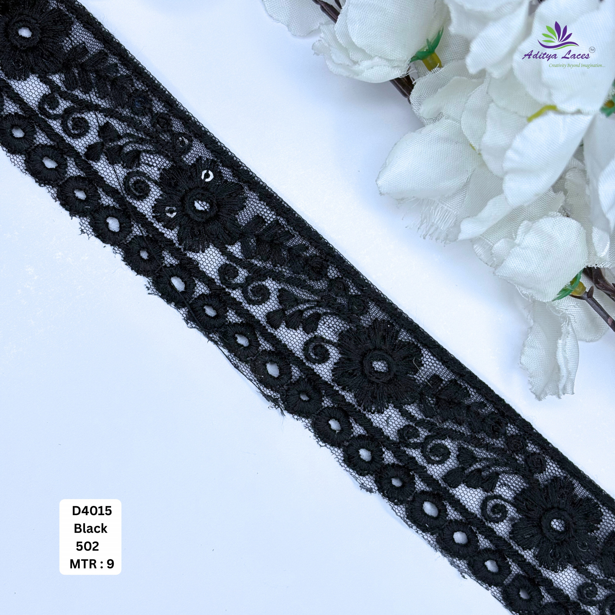 Designer Dyable Lace Border for Saree Bridal Ethnic Wear