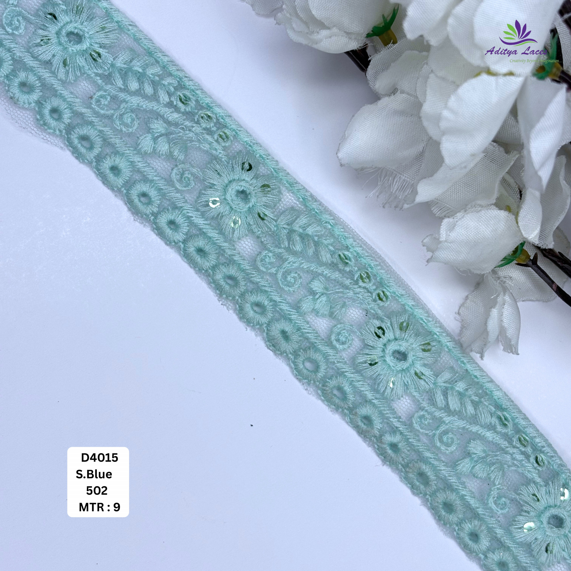 Designer Dyable Lace Border for Saree Bridal Ethnic Wear