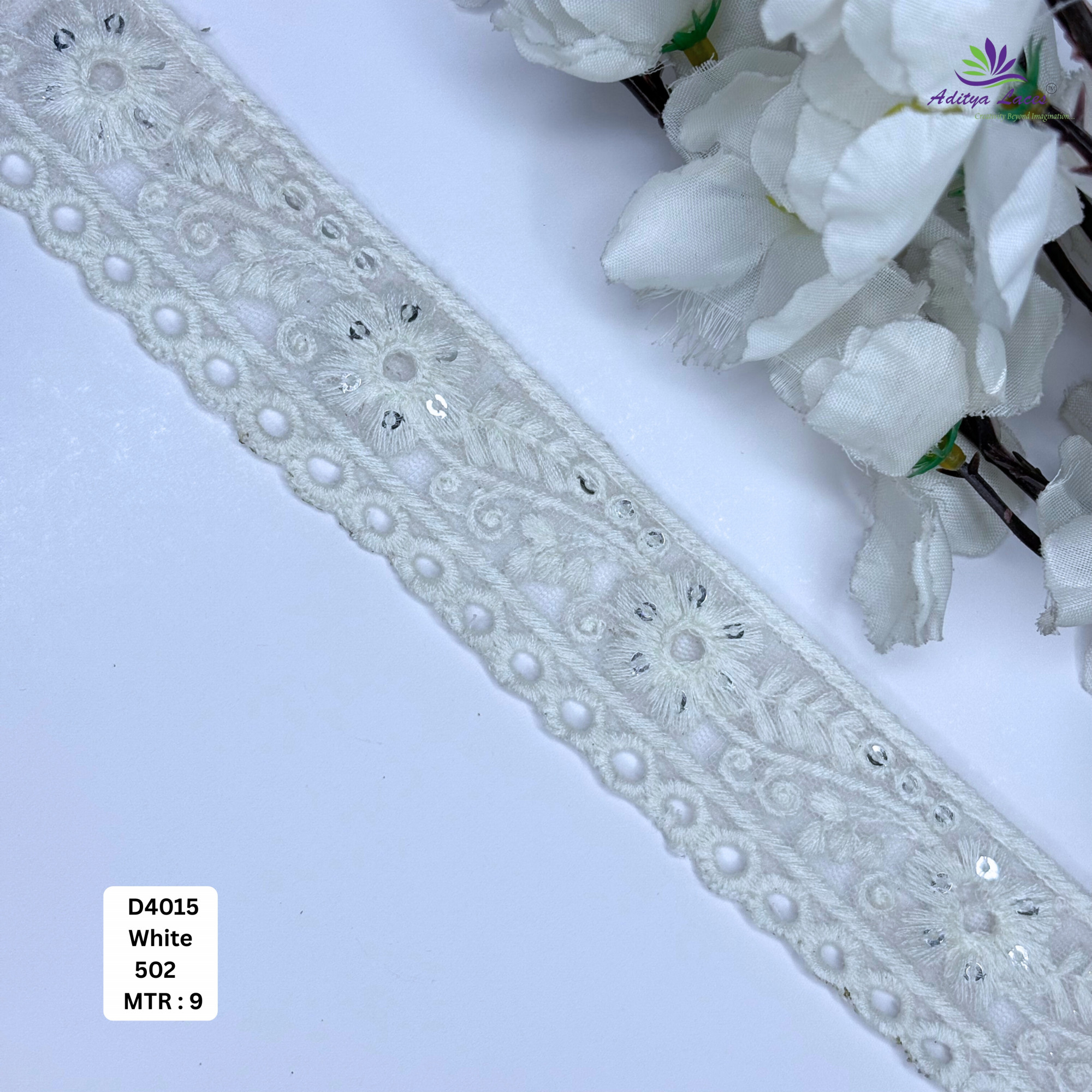 Designer Dyable Lace Border for Saree Bridal Ethnic Wear