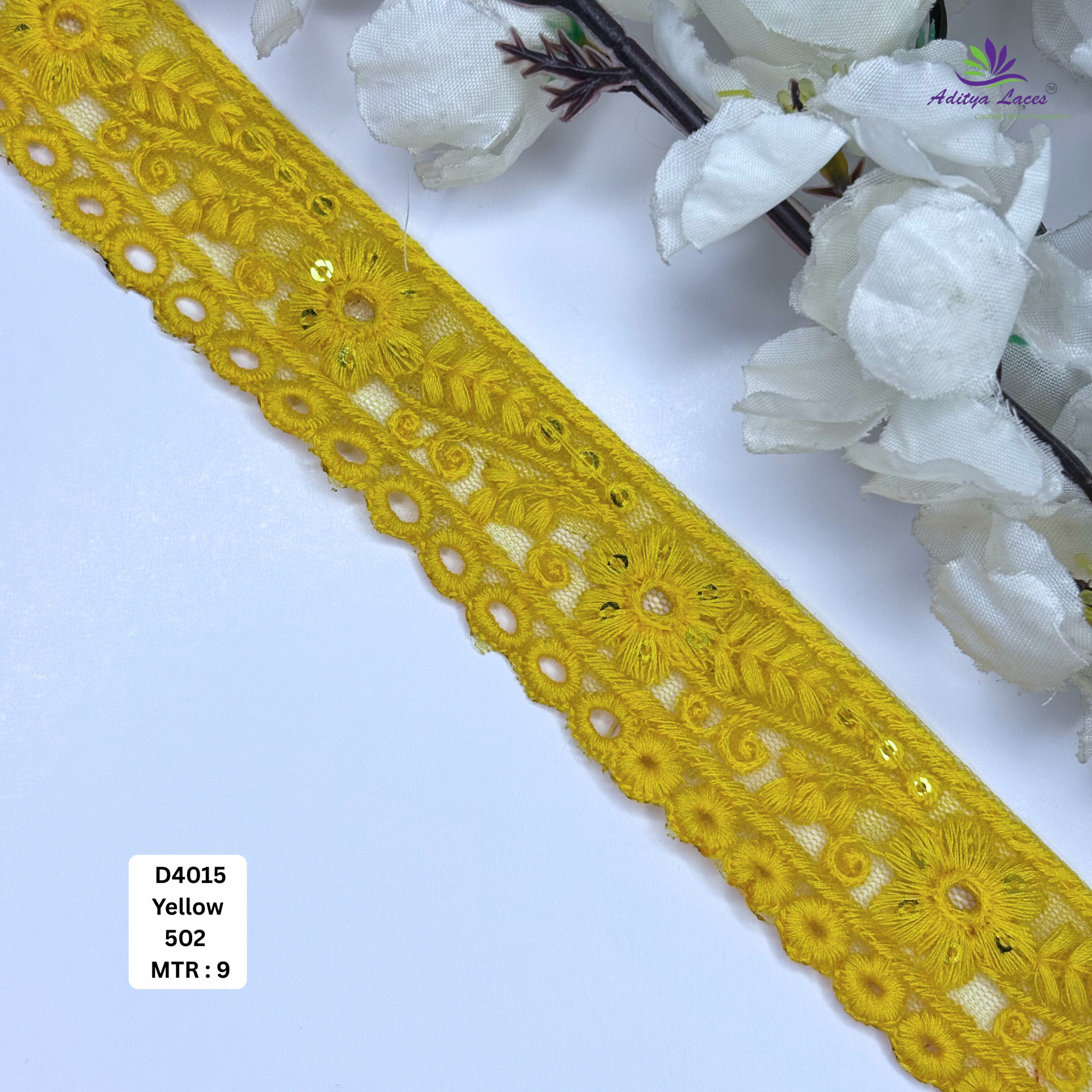 Designer Dyable Lace Border for Saree Bridal Ethnic Wear
