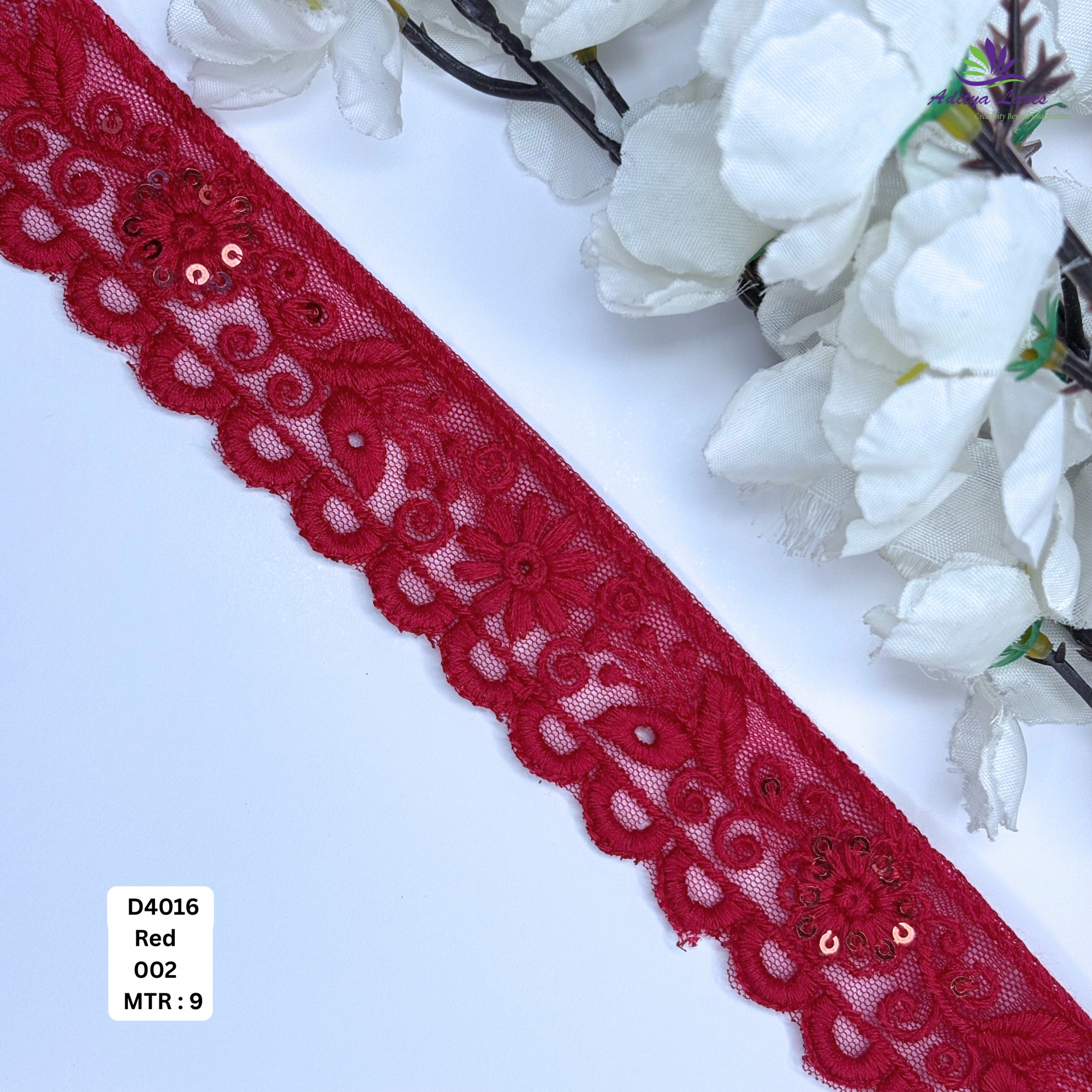 Decorative Dyable Lace Border for Saree Bridal Ethnic Wear