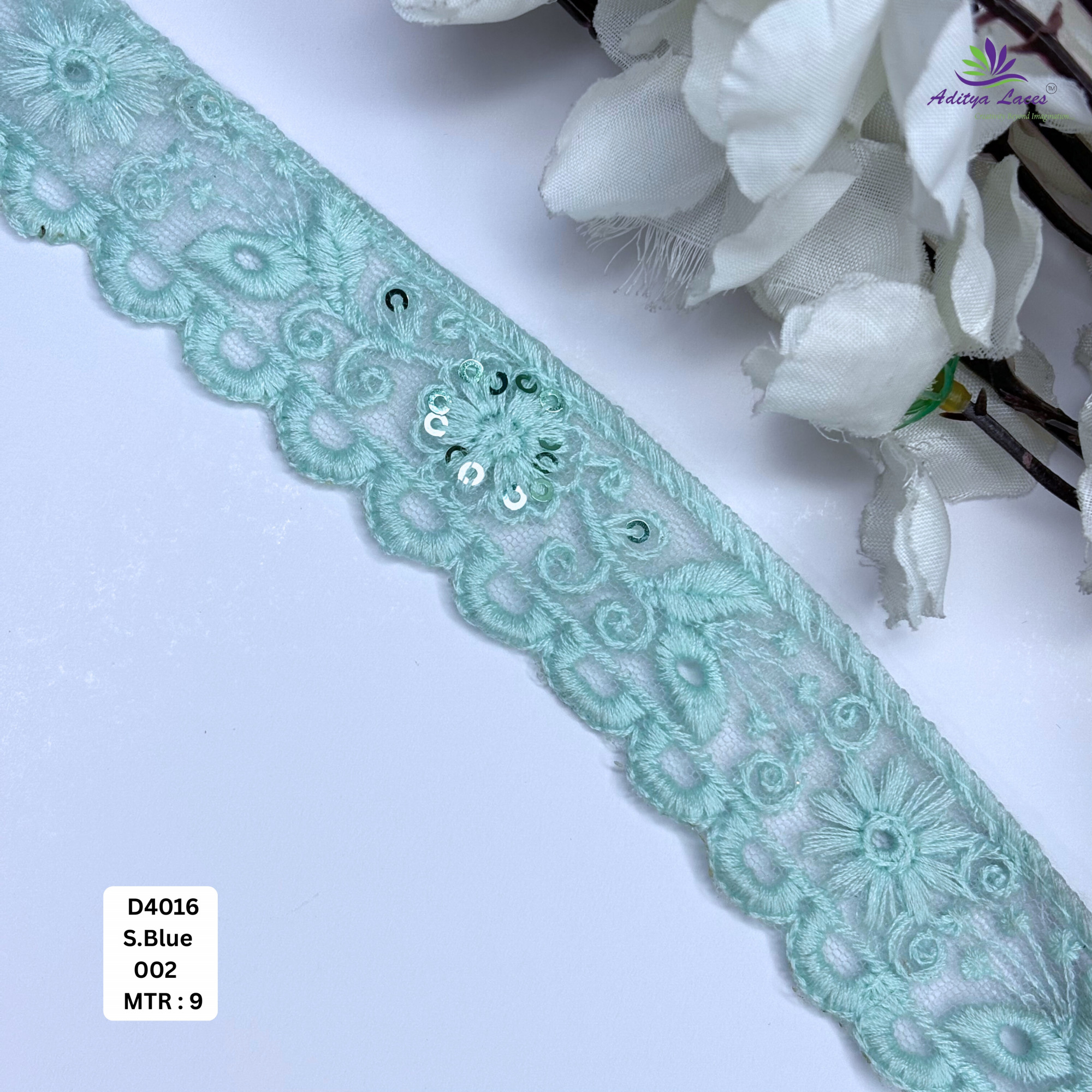 Decorative Dyable Lace Border for Saree Bridal Ethnic Wear