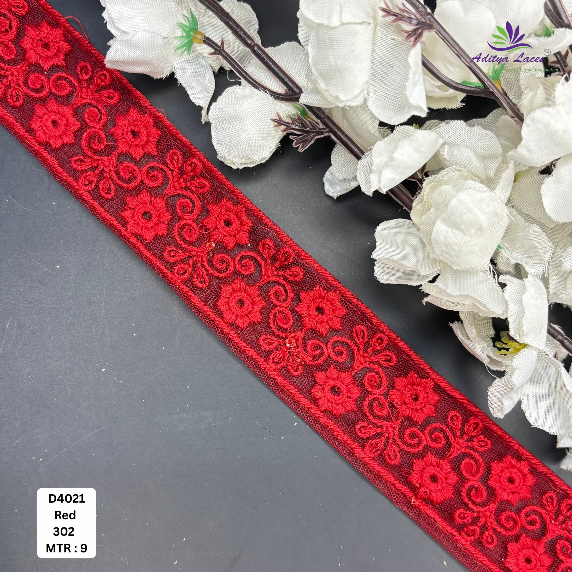 Decorative Dyable Lace Border for Saree Bridal Ethnic Wear