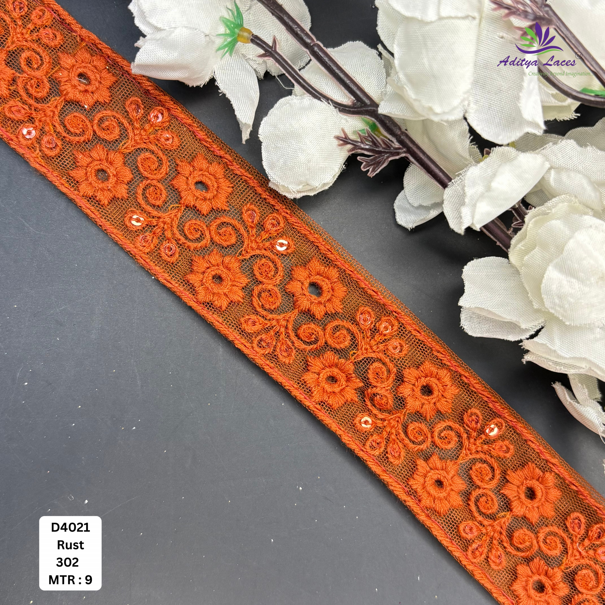 Decorative Dyable Lace Border for Saree Bridal Ethnic Wear