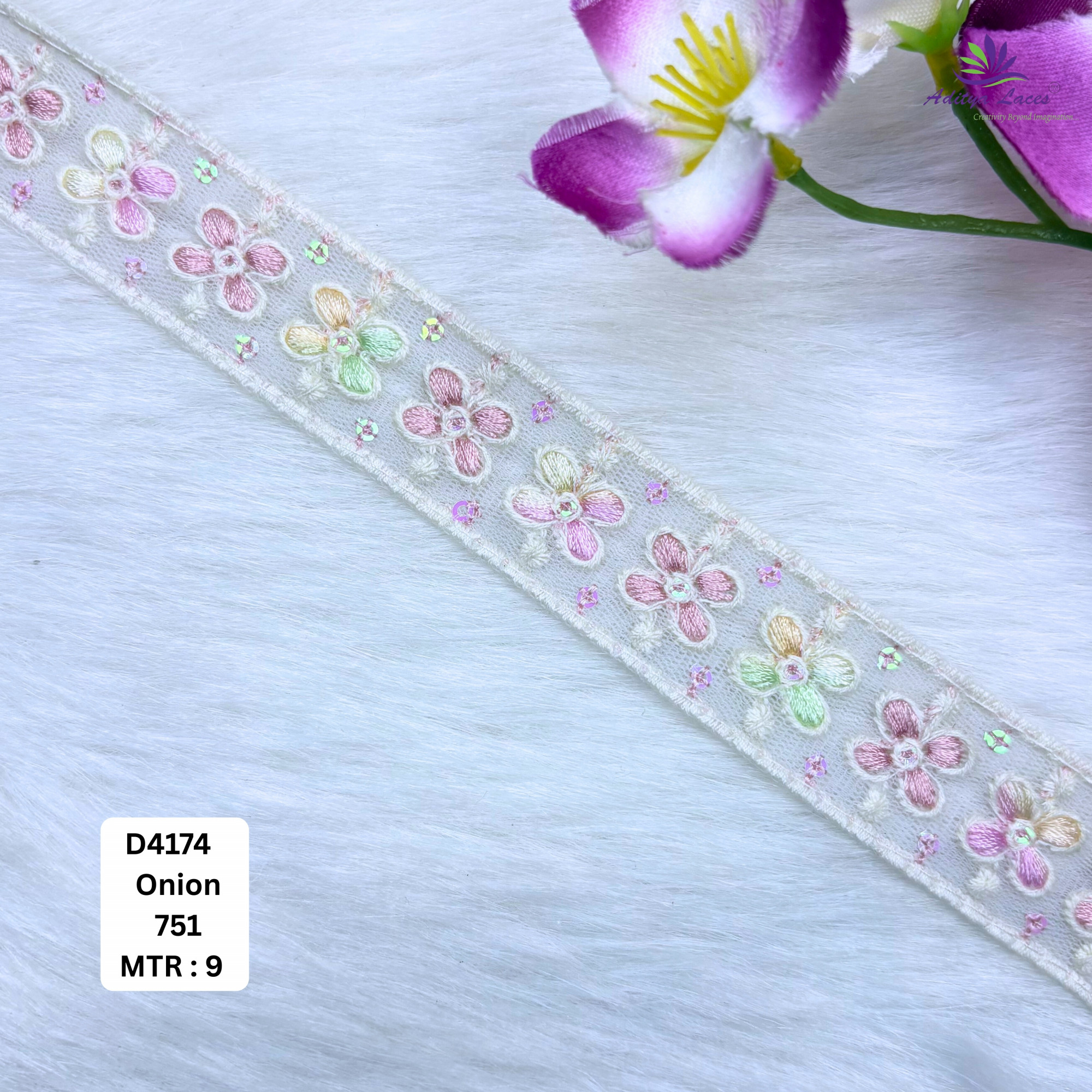 Luxury Dyable Lace Border for Saree Bridal Ethnic Wear