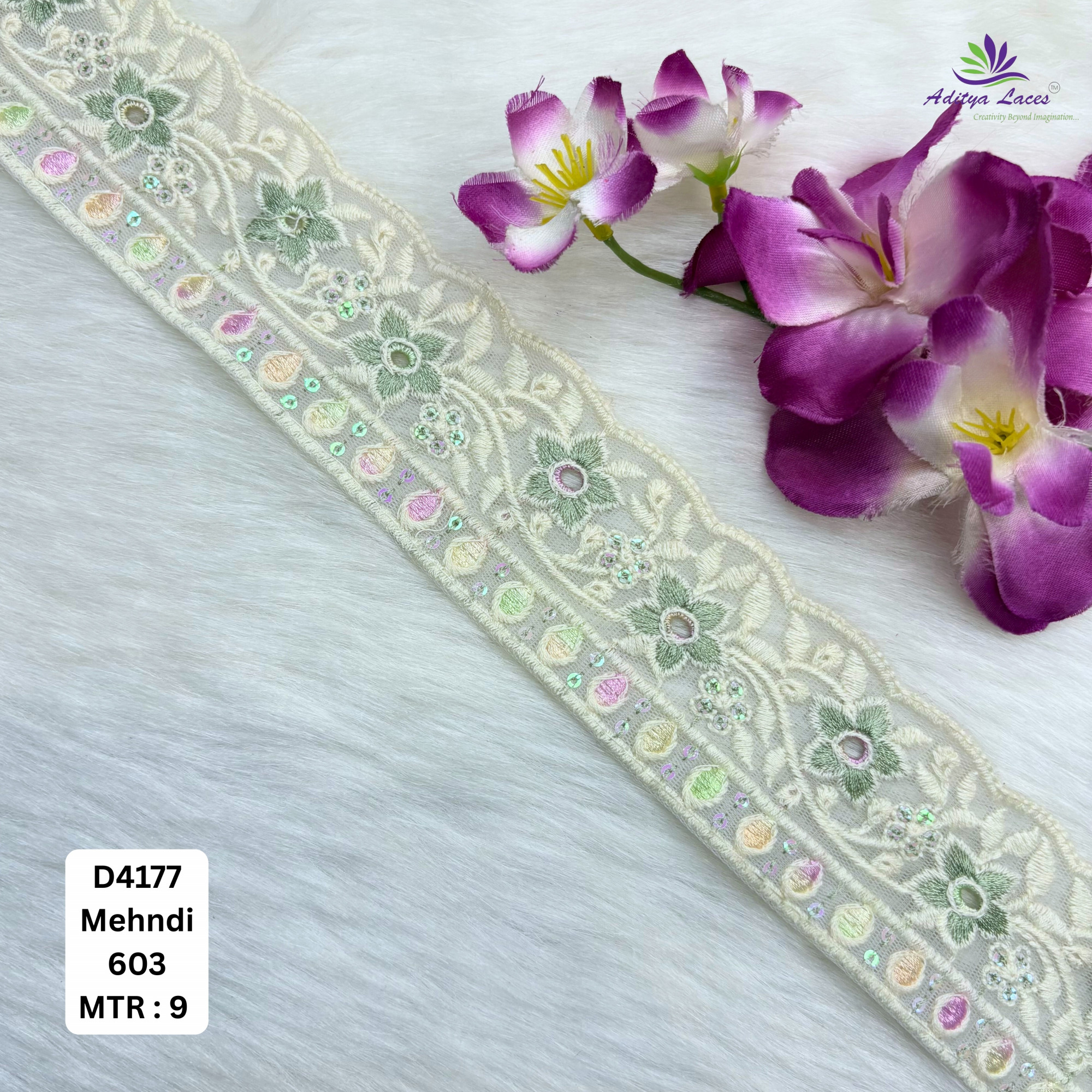 Dyeable Embroidery Lace Trim Designer Saree Border Bridal Beads Lace Decorative Fashion Trim