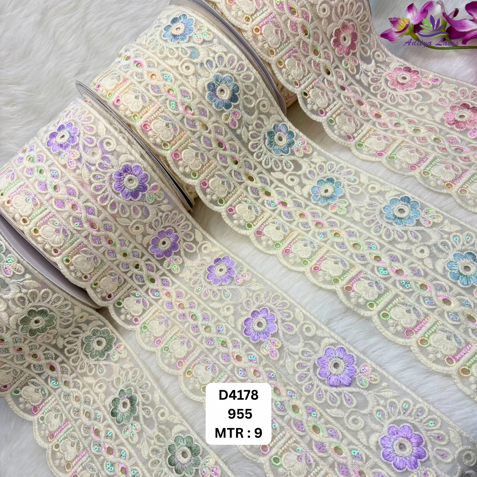 Stylish Dyable Lace Border for Saree Bridal Ethnic Wear