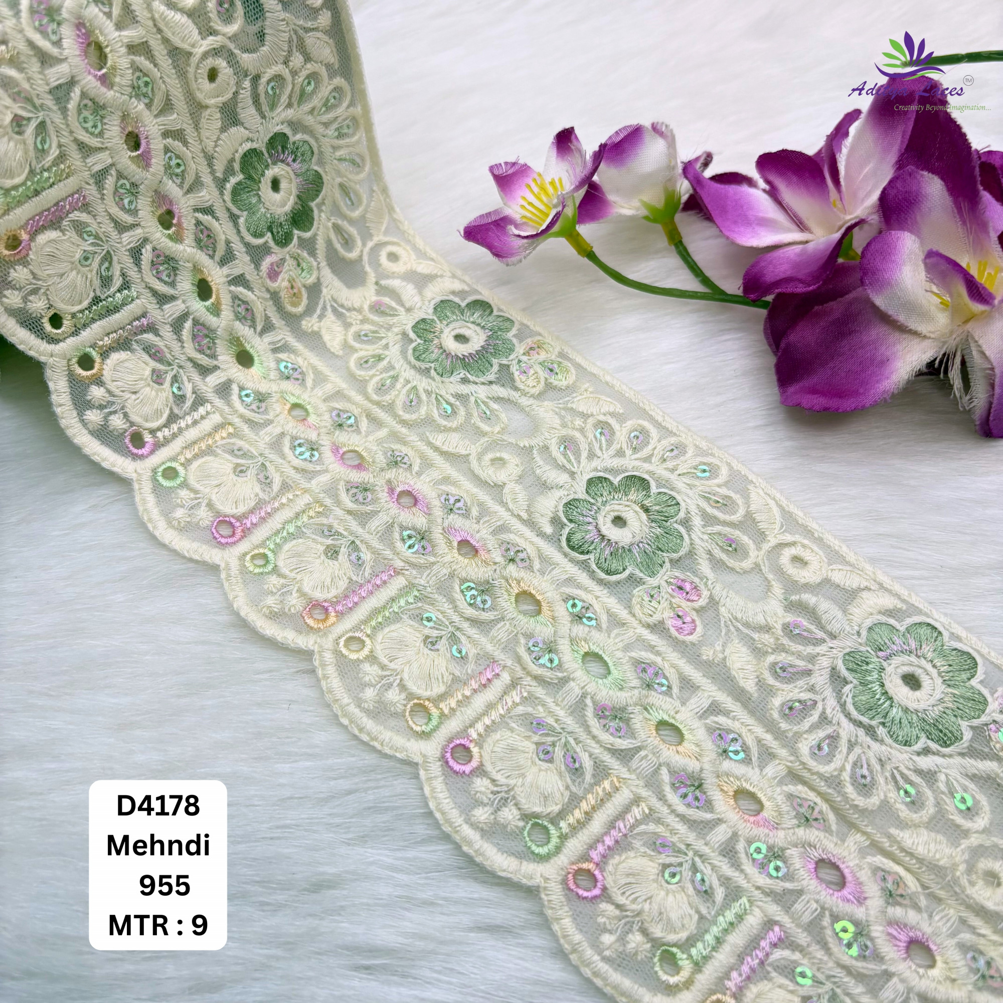 Stylish Dyable Lace Border for Saree Bridal Ethnic Wear