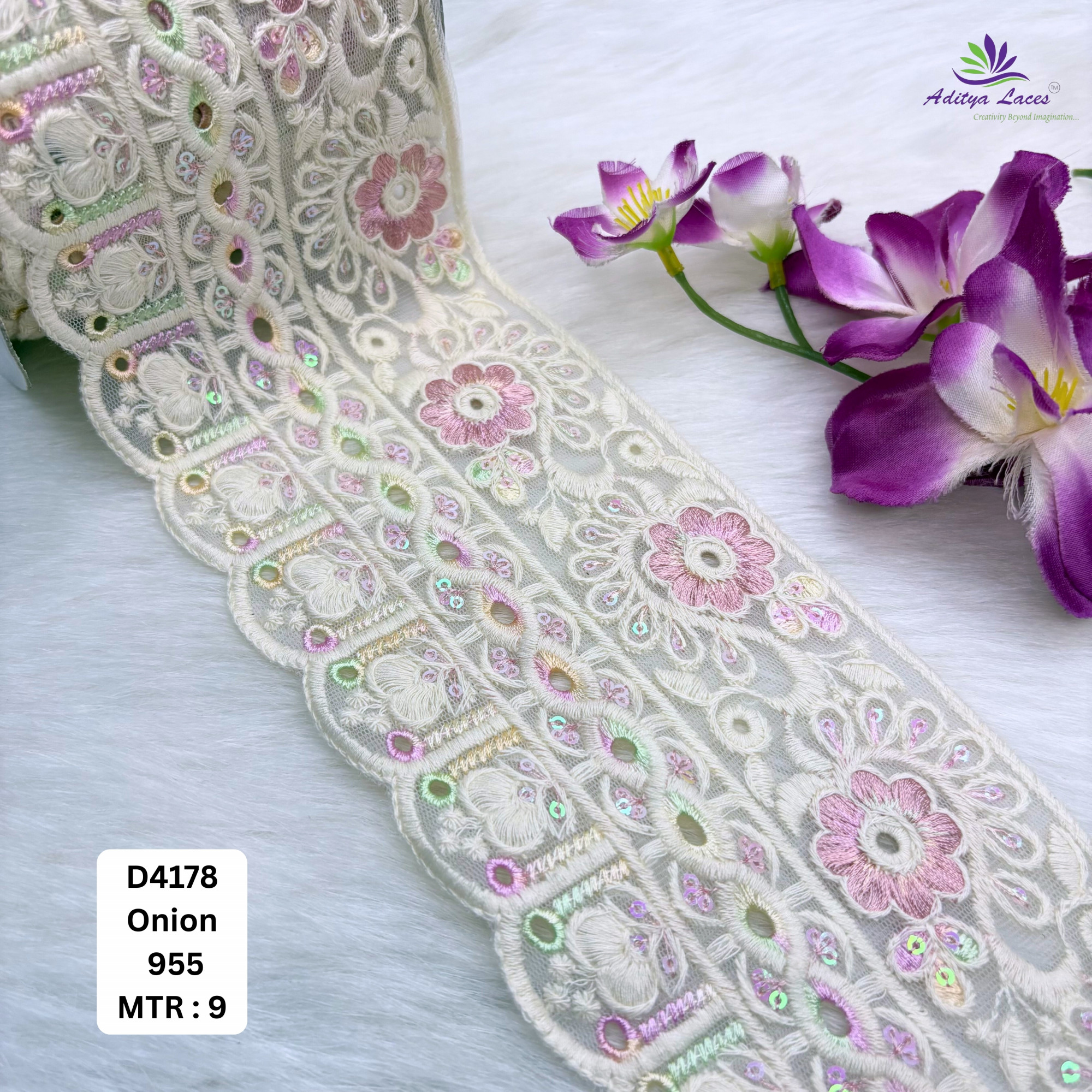 Stylish Dyable Lace Border for Saree Bridal Ethnic Wear