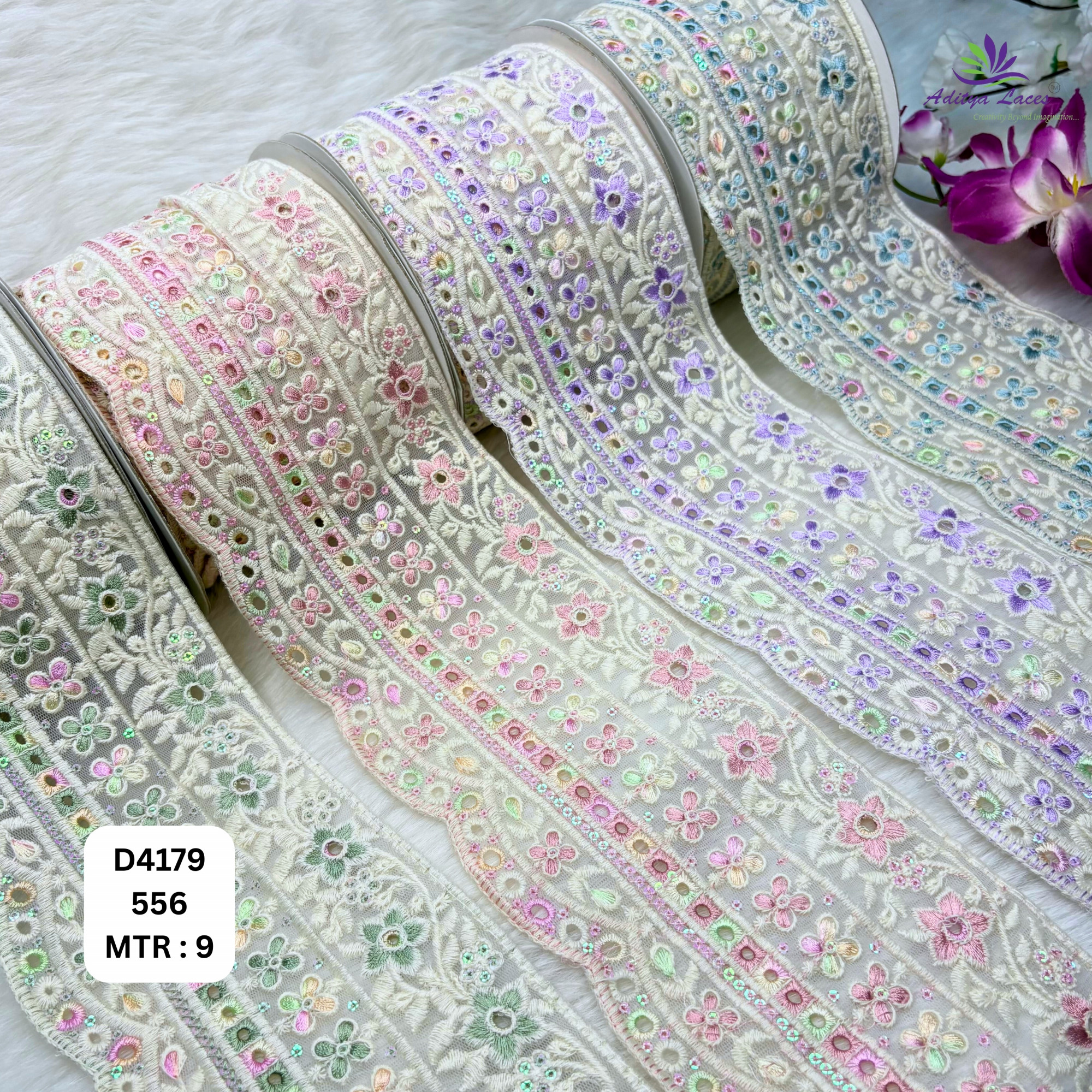 Stylish Dyable Lace Border for Saree Bridal Ethnic Wear