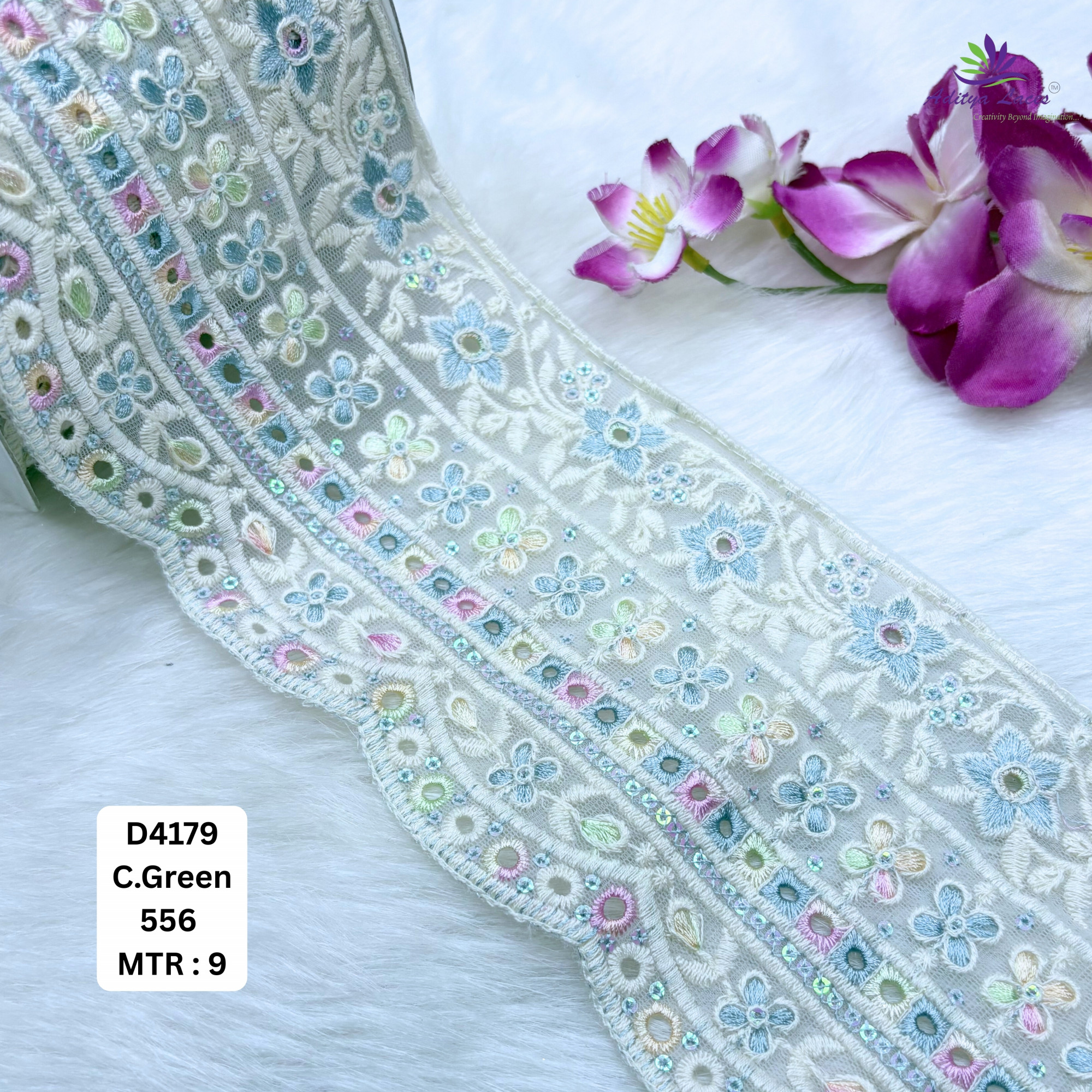 Stylish Dyable Lace Border for Saree Bridal Ethnic Wear