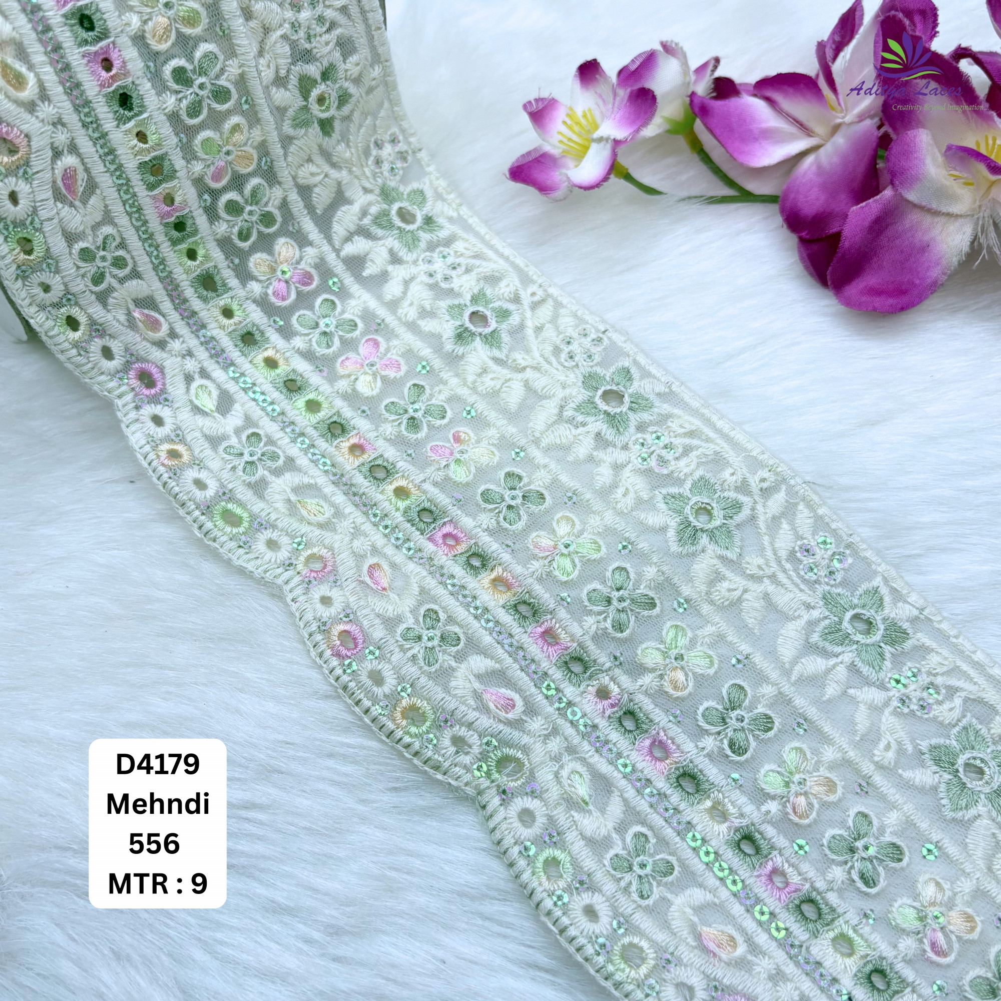 Stylish Dyable Lace Border for Saree Bridal Ethnic Wear