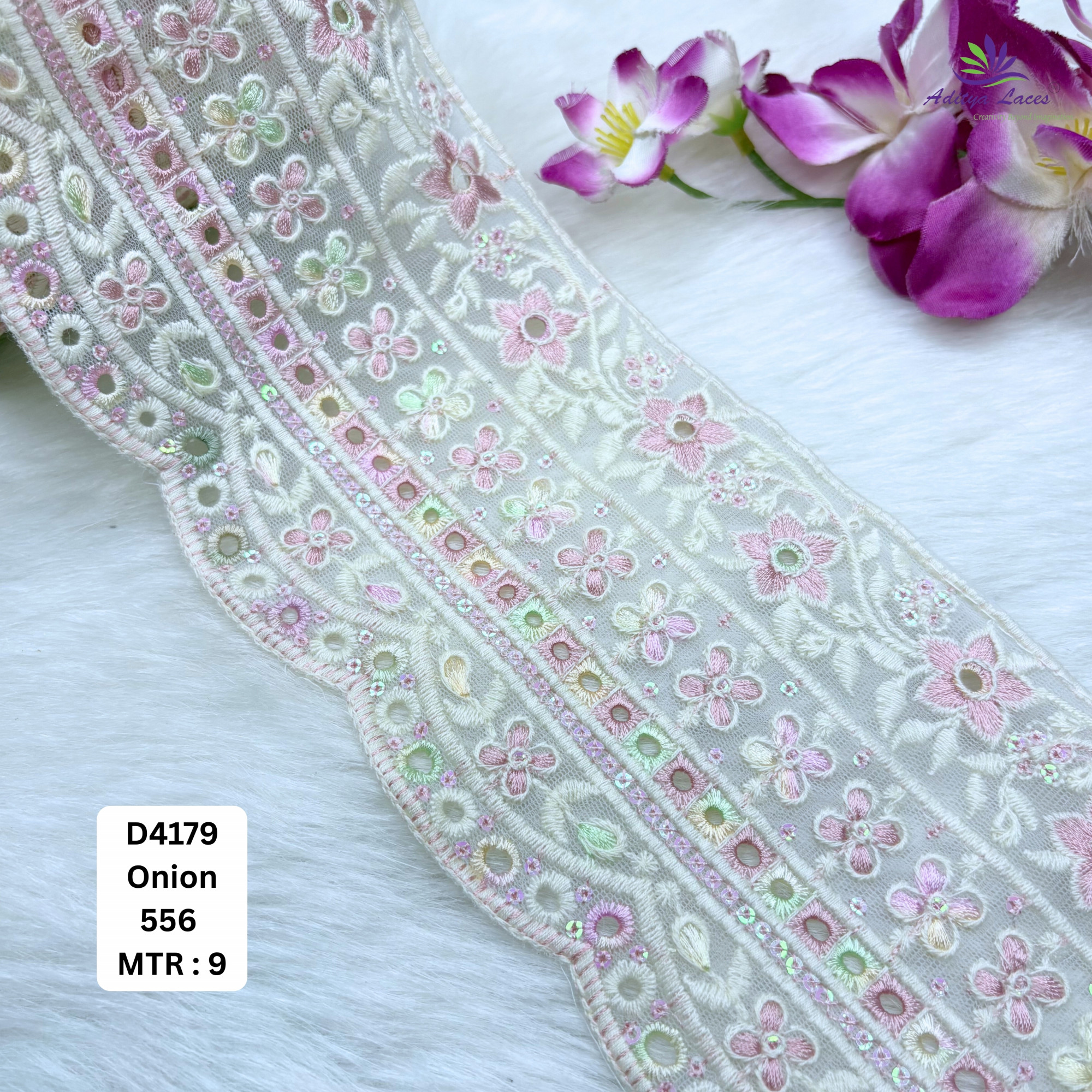 Stylish Dyable Lace Border for Saree Bridal Ethnic Wear