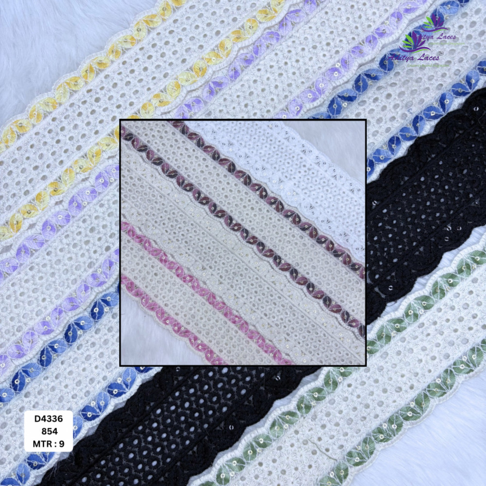 Image of Classic Dyable Lace Border for Saree, Bridal & Ethnic Wear