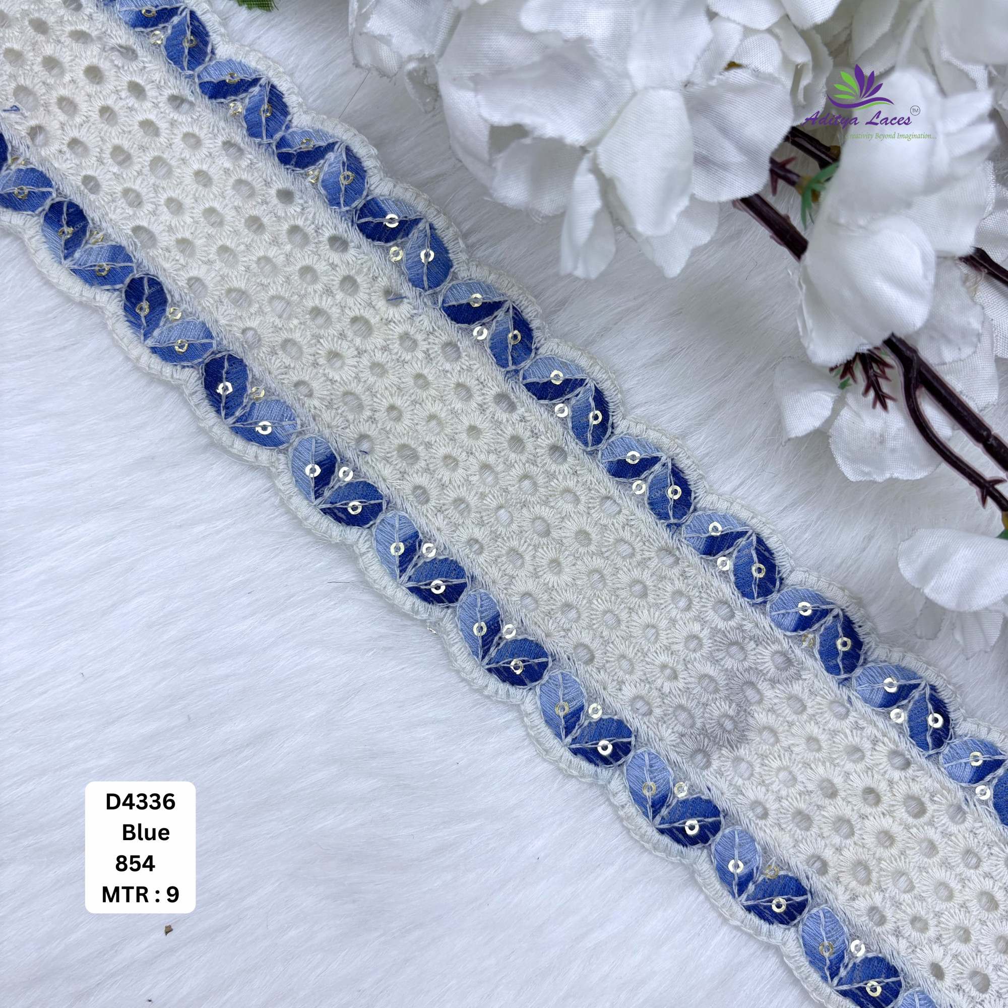 Classic Dyable Lace Border for Saree Bridal Ethnic Wear