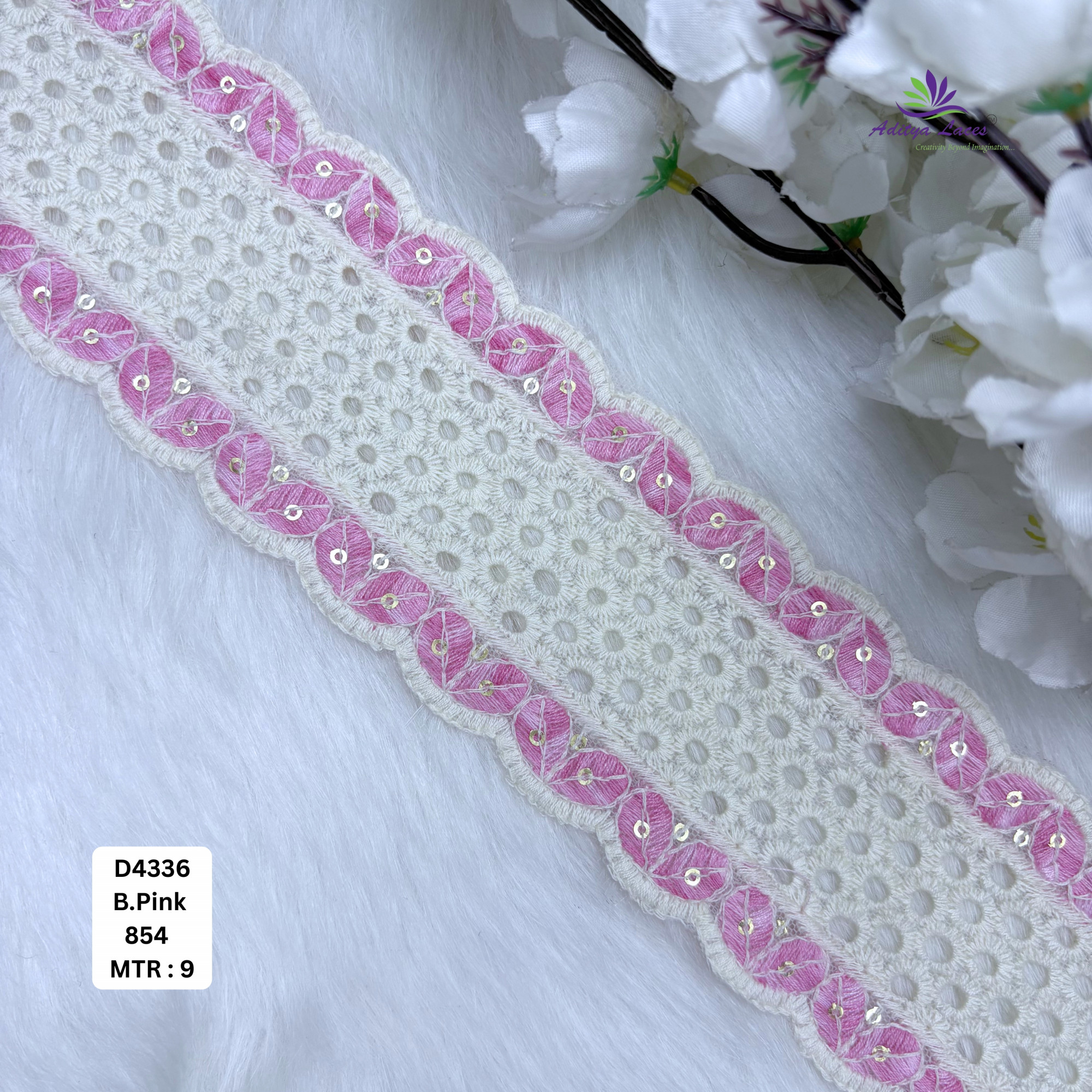Classic Dyable Lace Border for Saree Bridal Ethnic Wear