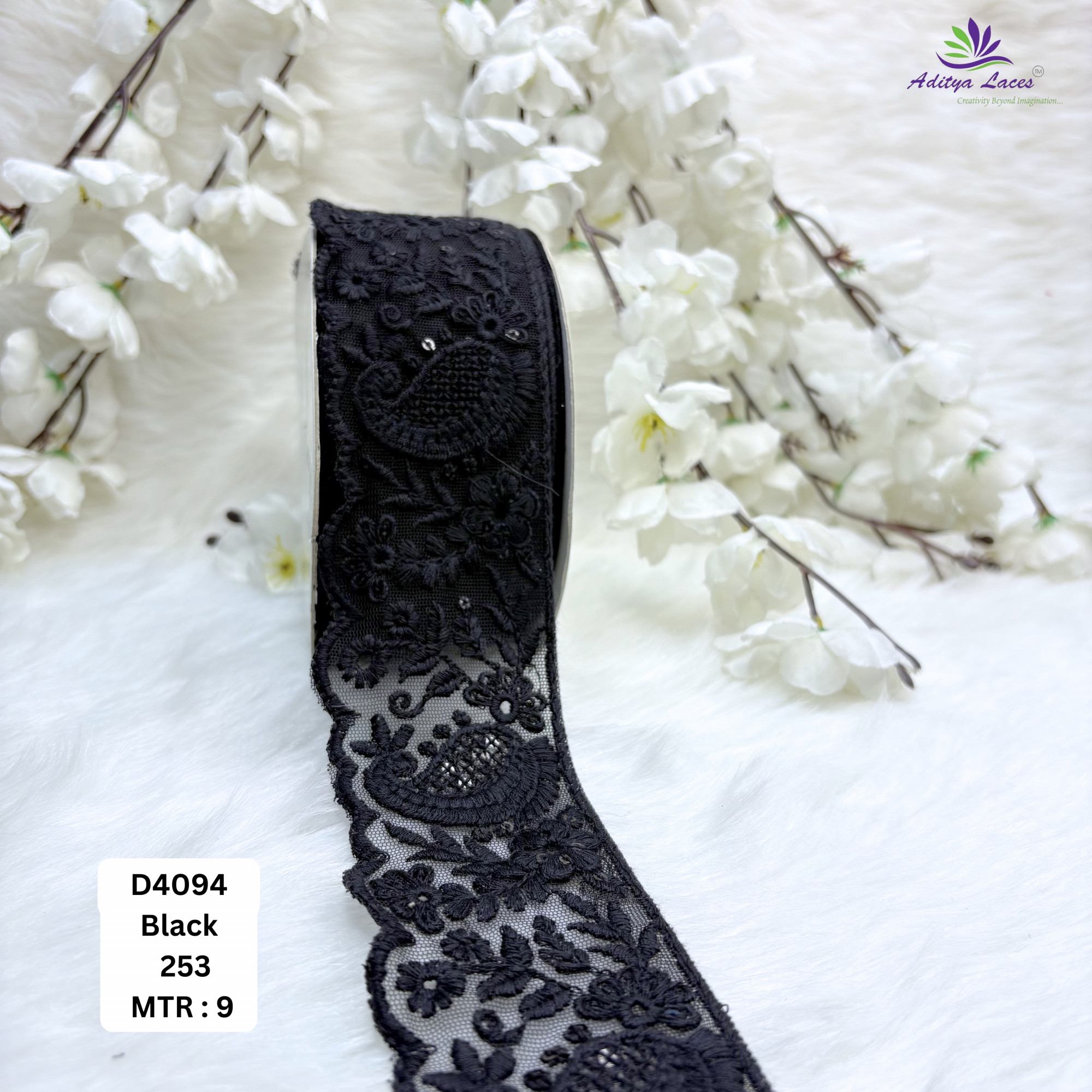 Classic Dyable Lace Border for Saree Bridal Ethnic Wear
