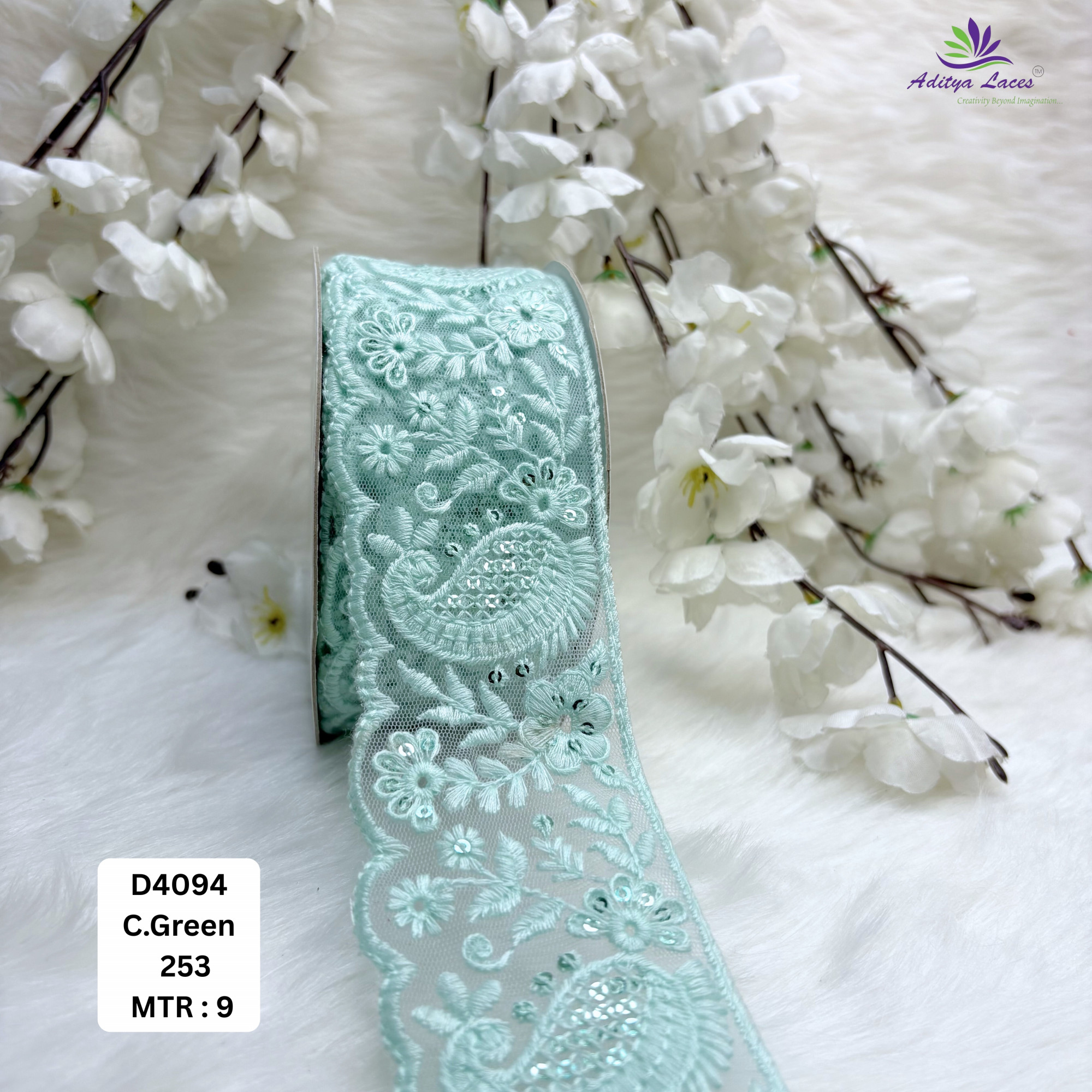 Classic Dyable Lace Border for Saree Bridal Ethnic Wear