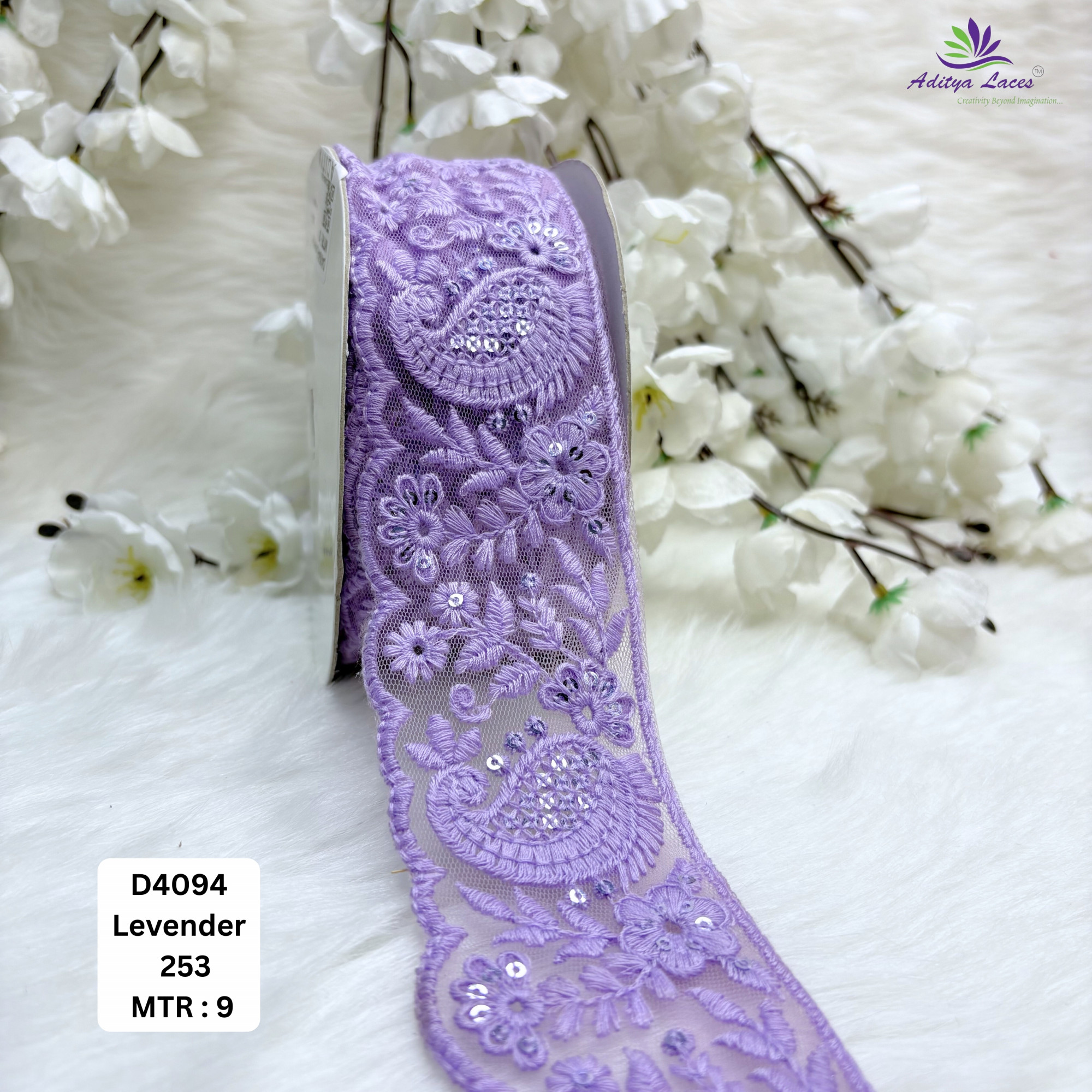 Classic Dyable Lace Border for Saree Bridal Ethnic Wear