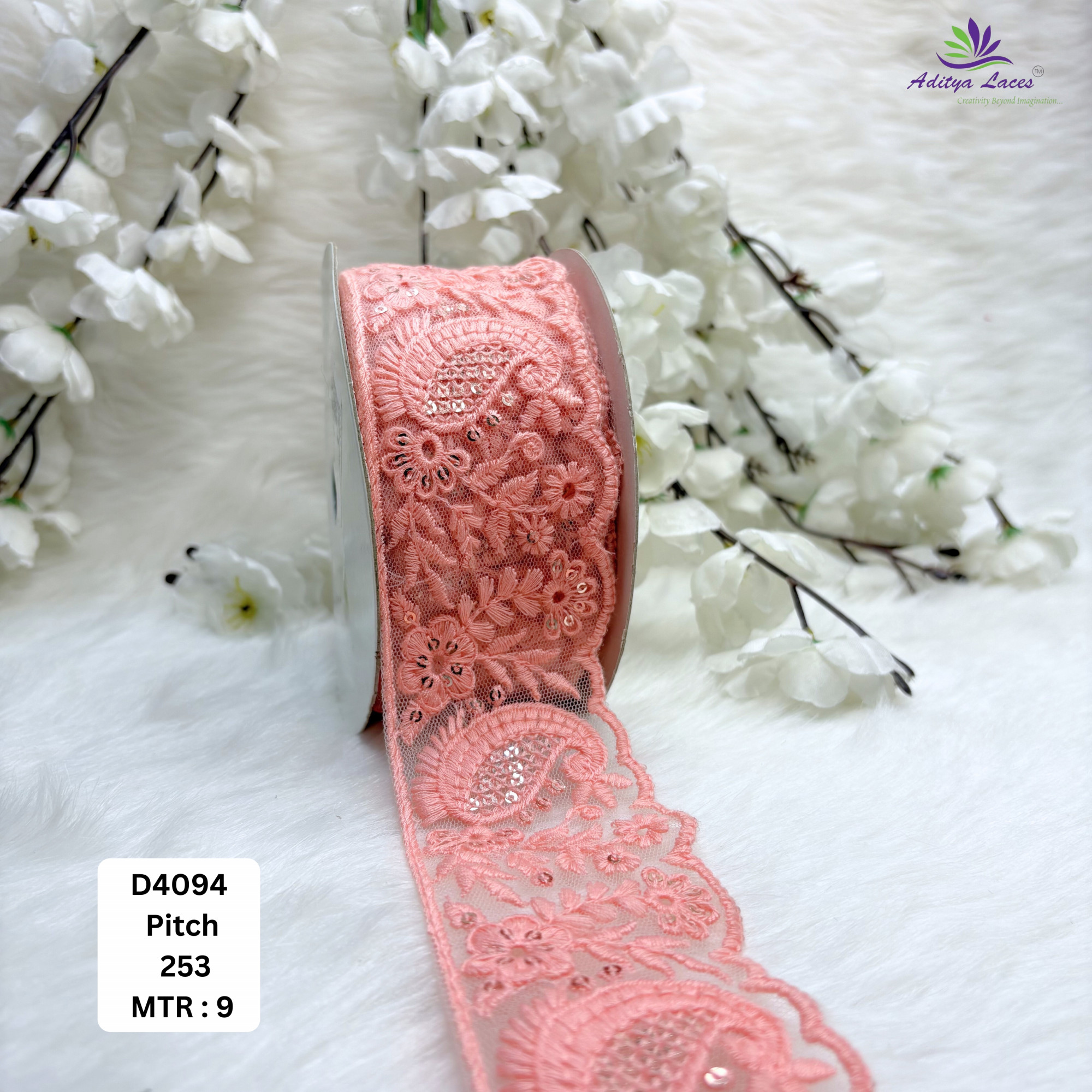 Classic Dyable Lace Border for Saree Bridal Ethnic Wear
