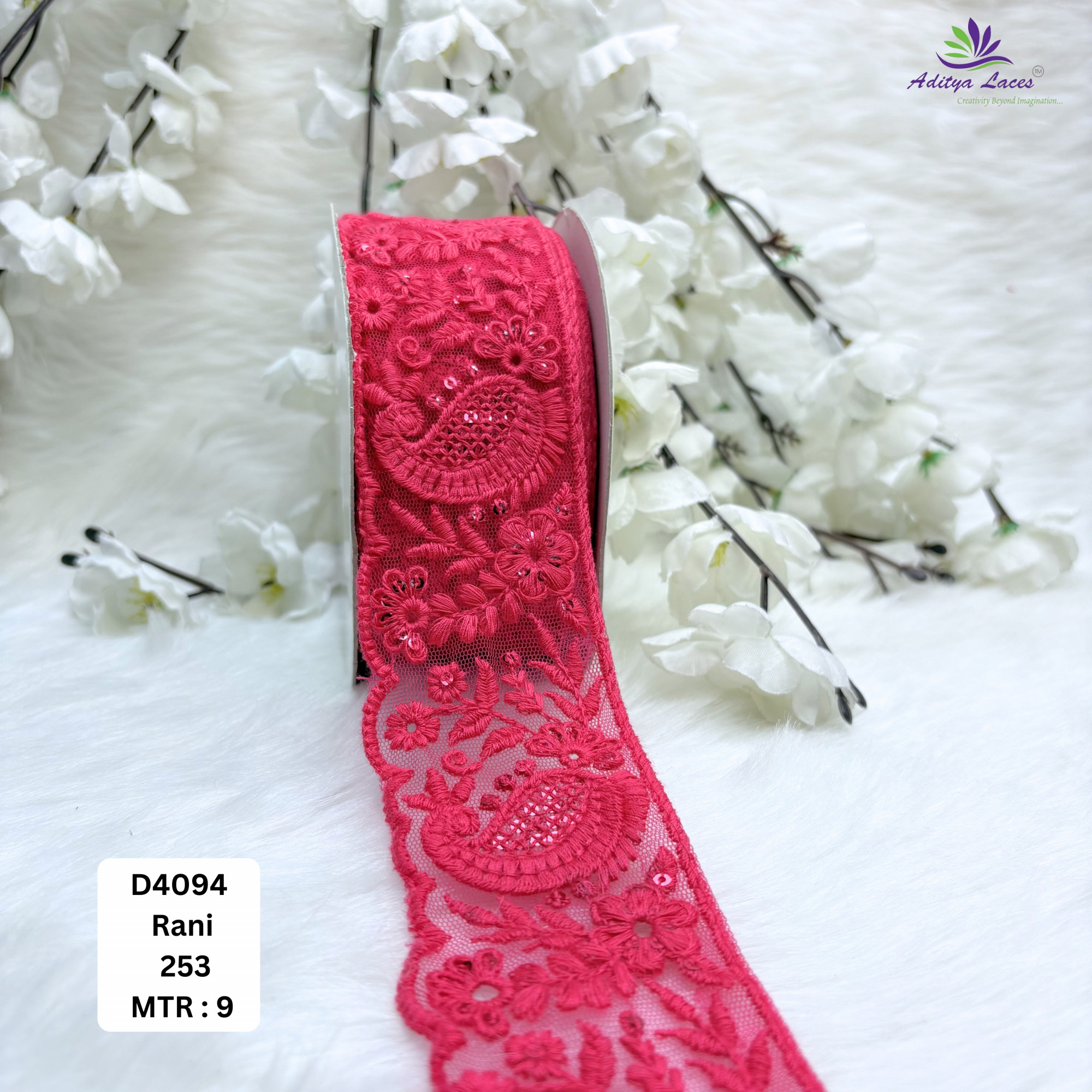 Classic Dyable Lace Border for Saree Bridal Ethnic Wear