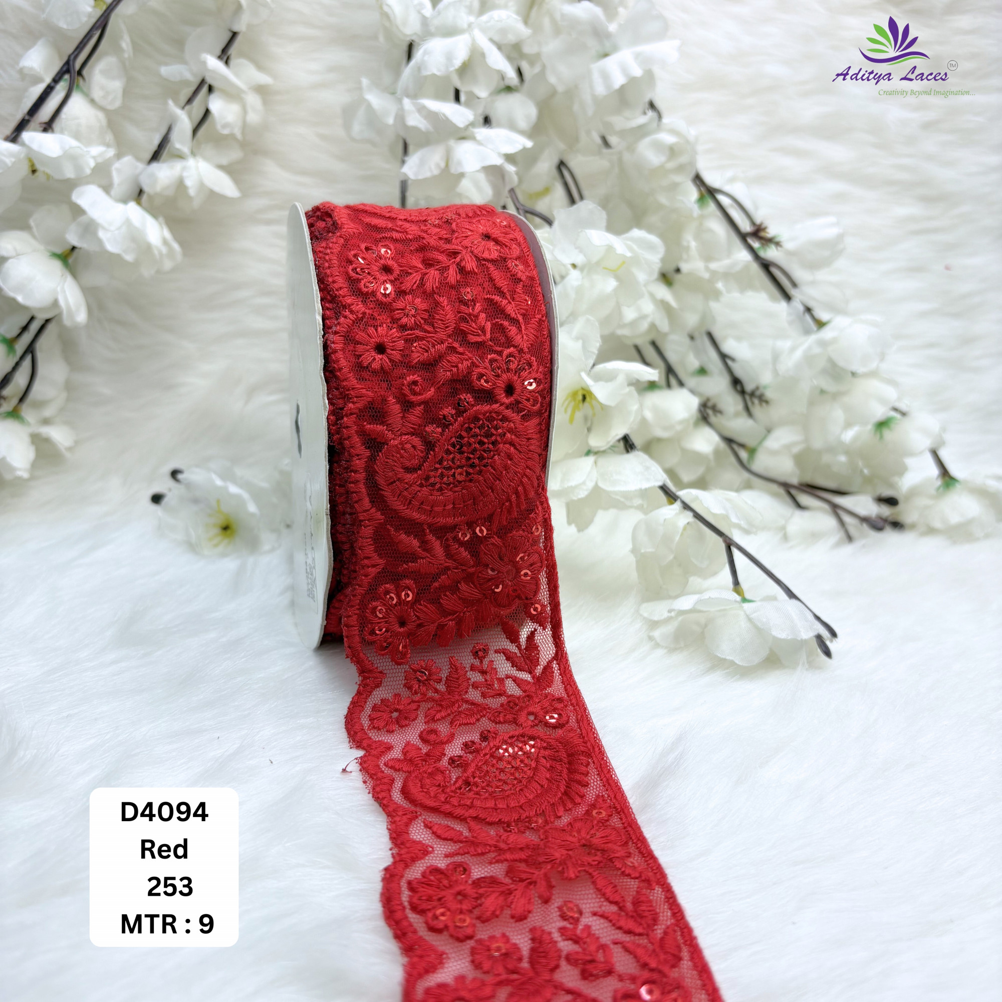 Classic Dyable Lace Border for Saree Bridal Ethnic Wear