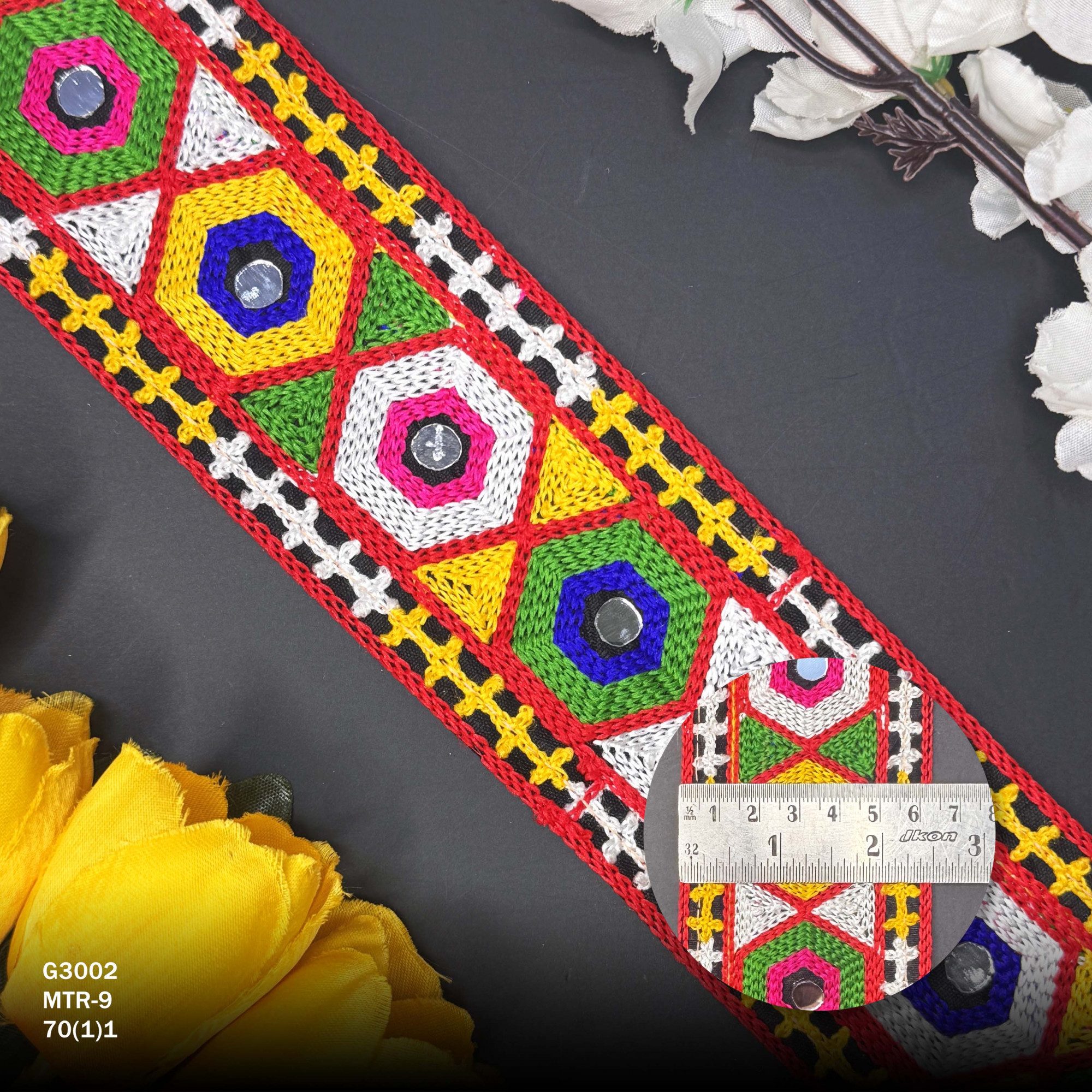 Professional Traditional Gamthi Lace Edge - for Garment Embellishment