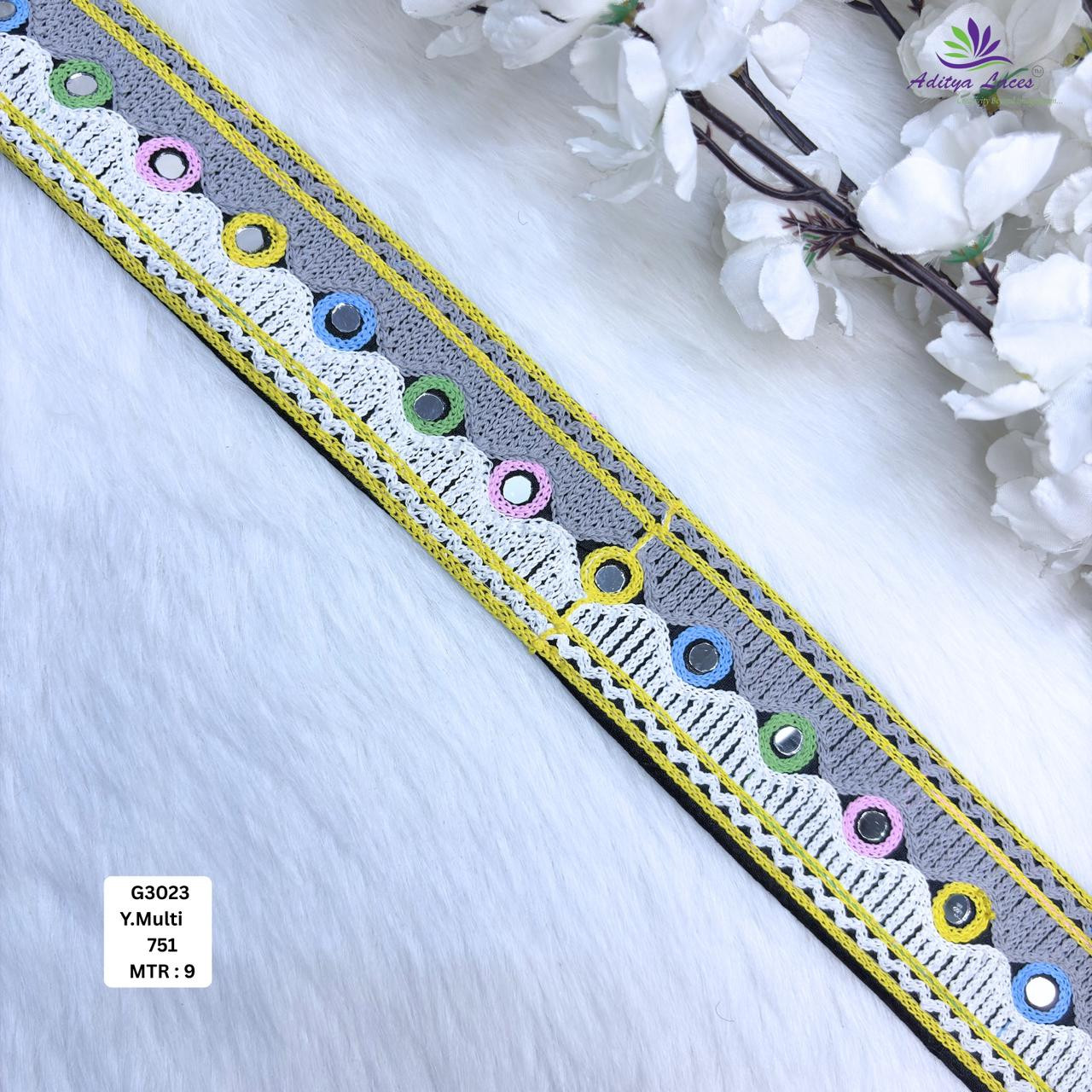 Authentic Decorative Gamthi Saree Border - for Bridal Wear