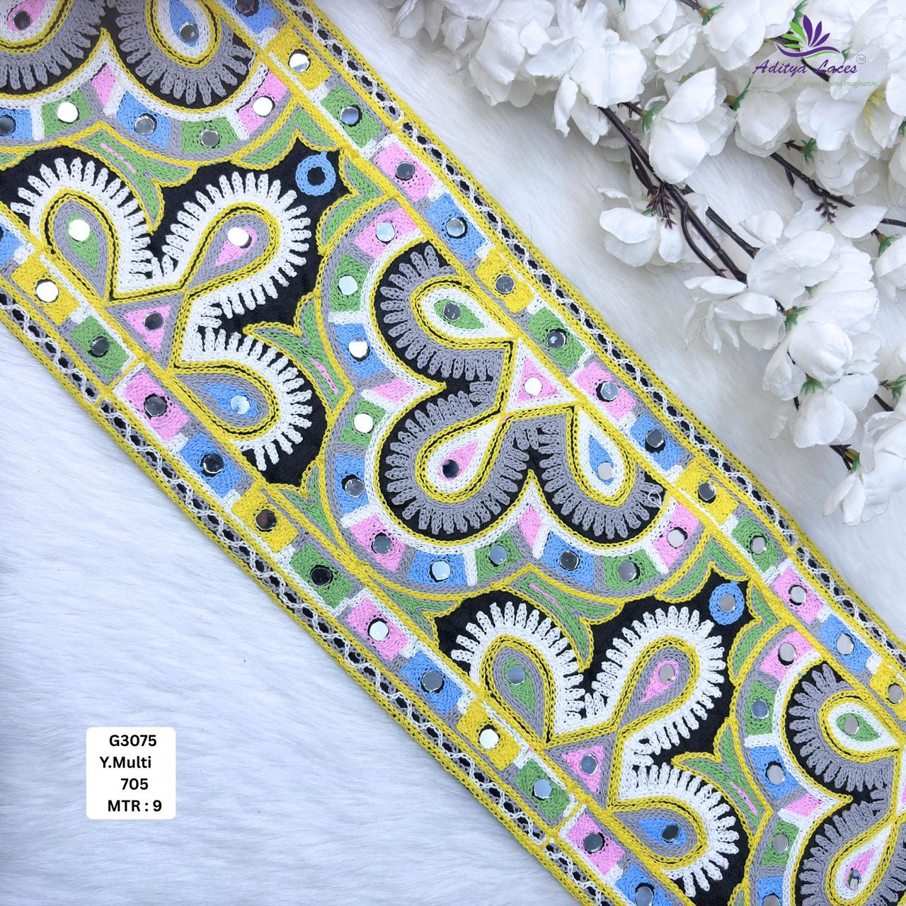 Exclusive Ethnic Gamthi Lace Border - for Sarees Blouses Kurtis