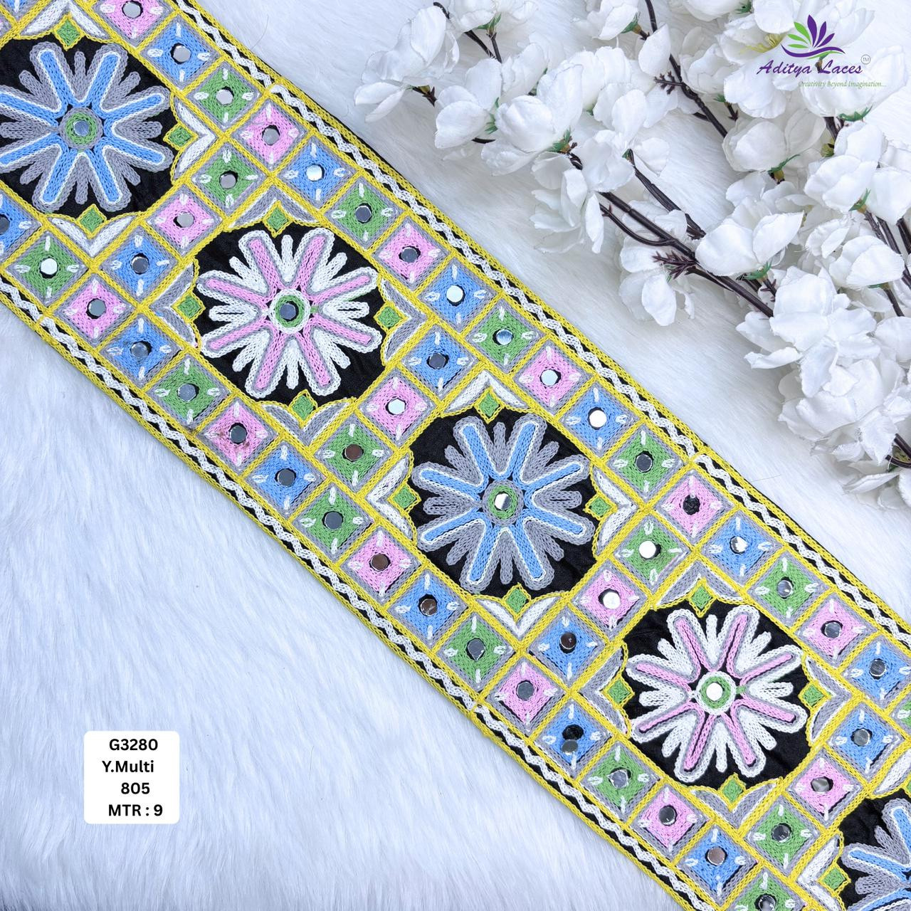 Professional Handcrafted Gamthi Blouse Border - for Garment Embellishment