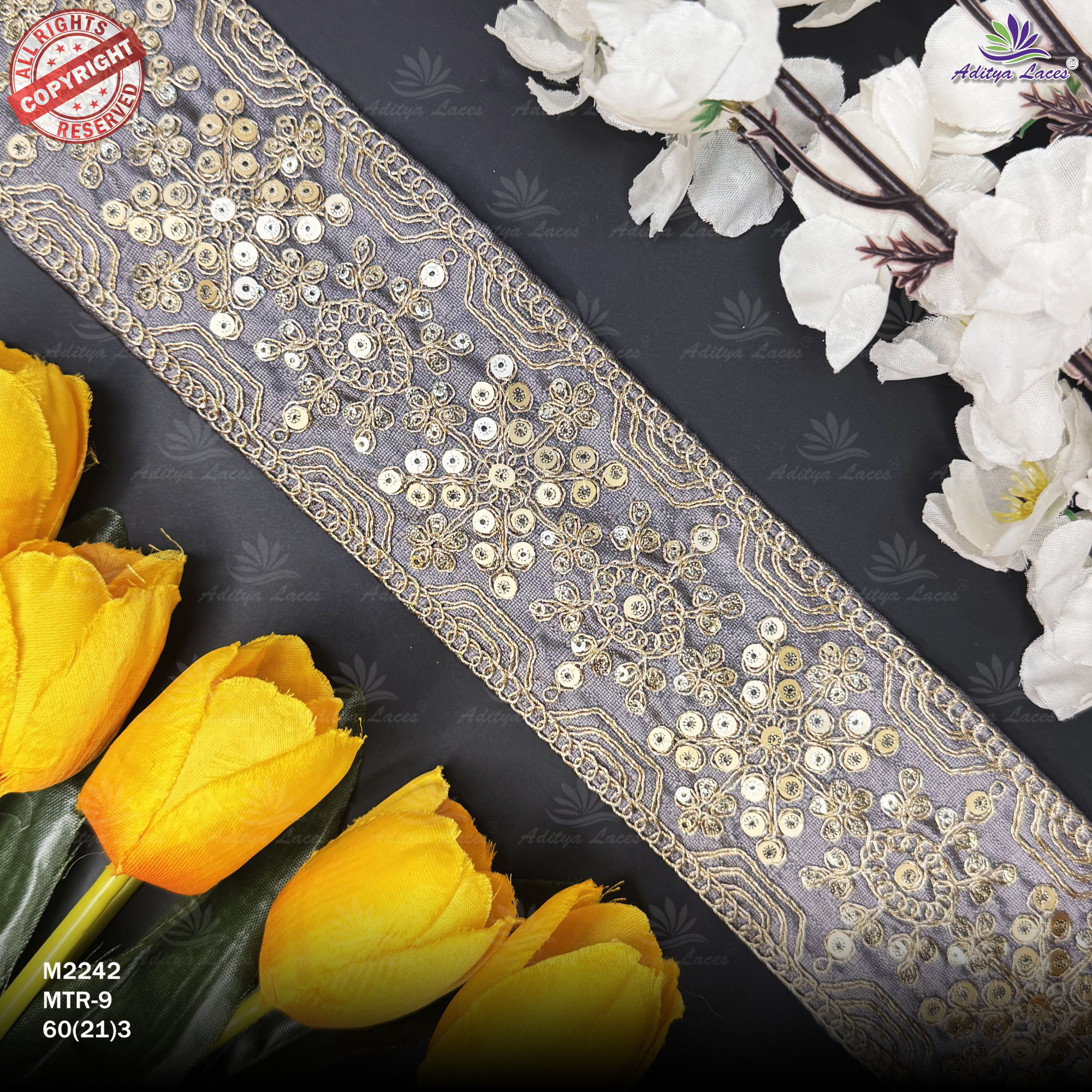 Stylish Designer Saree Lace for Lehenga Saree