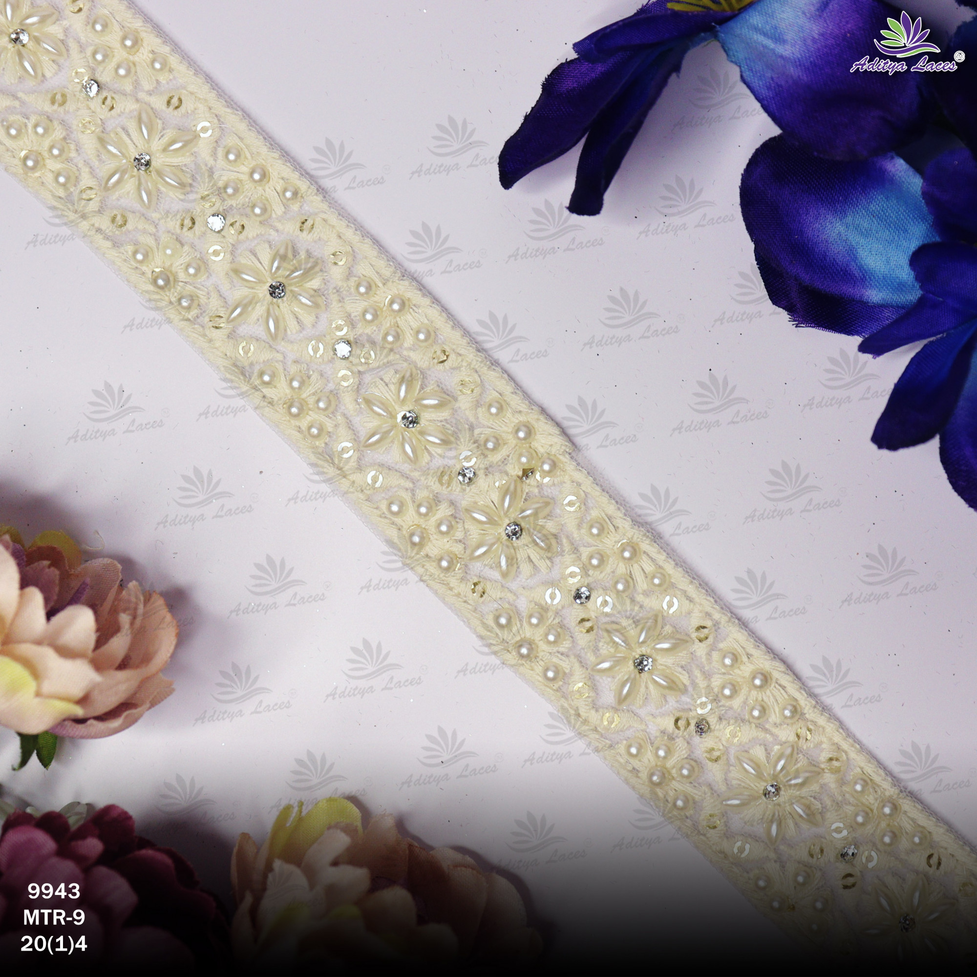 Classic Dyable Lace Border for Saree Bridal Ethnic Wear
