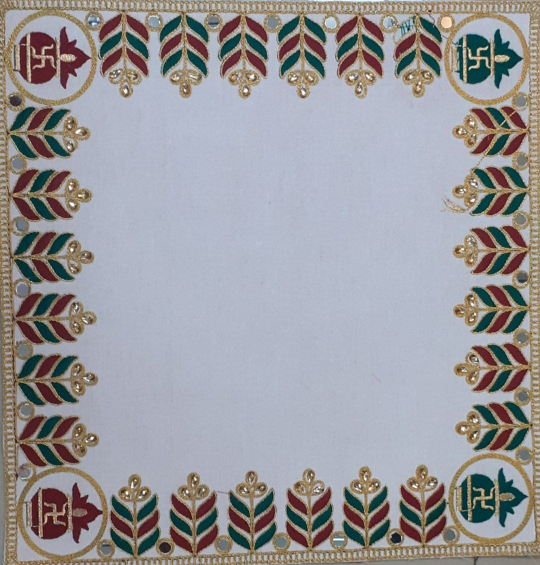 Ethnic Red Gold Festive Decor for Weddings Pooja