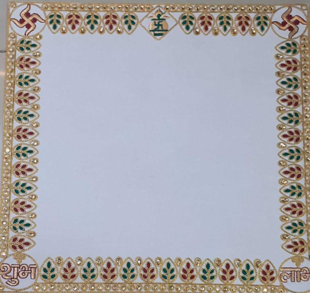 Decorative Red Gold Festive Decor for Weddings Pooja