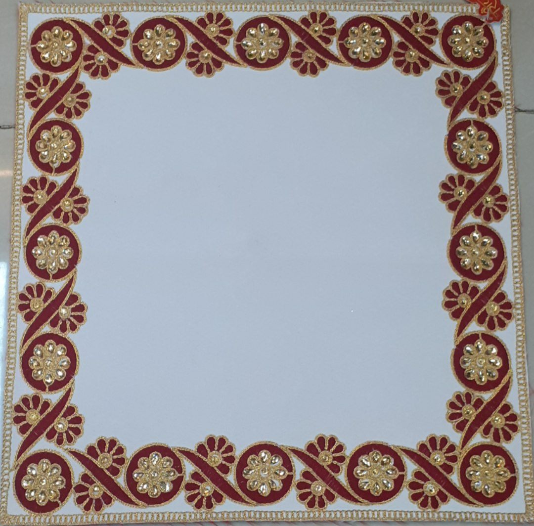 Classic Red Gold Festive Decor for Weddings Pooja